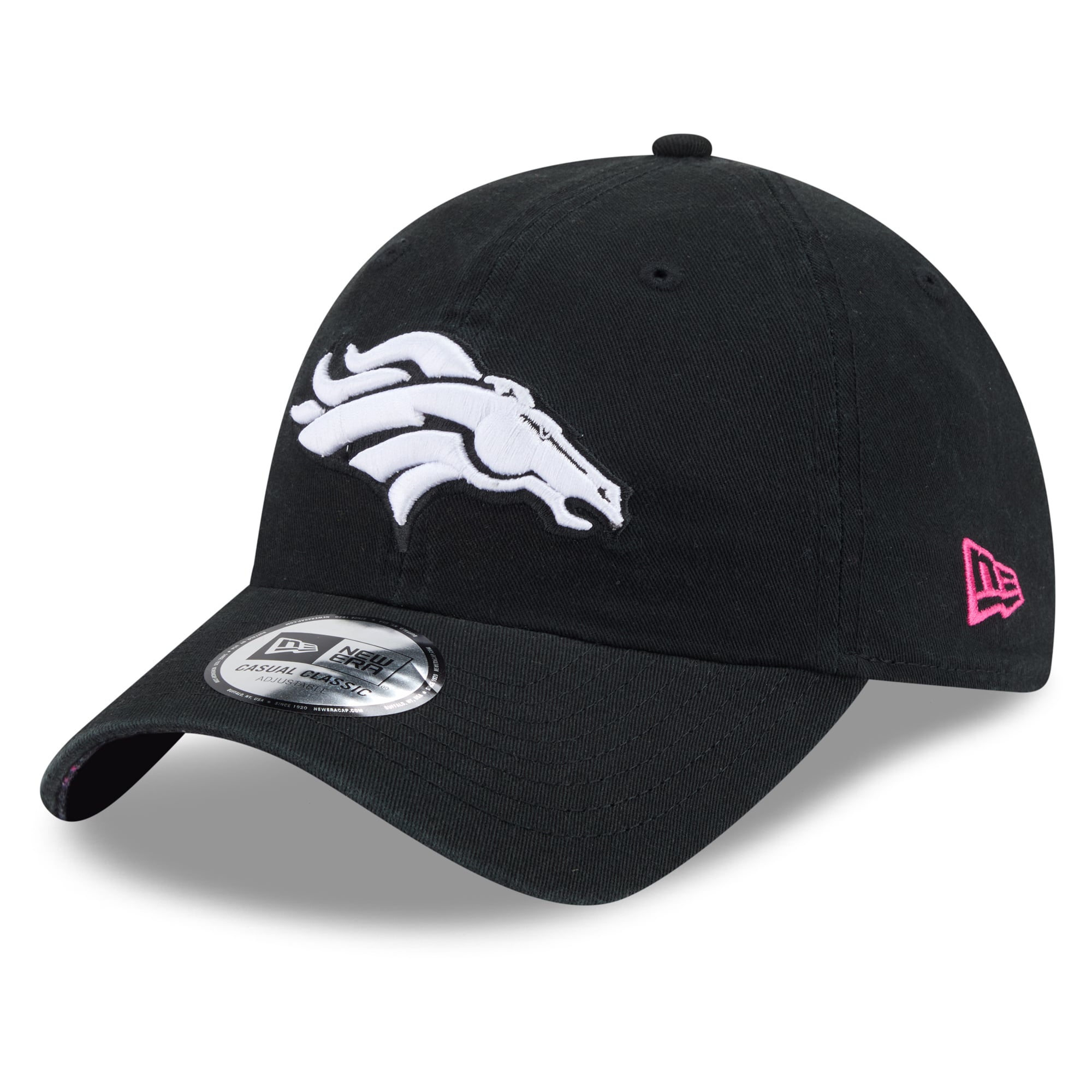 Men's New Era Black Denver Broncos 2026 NFL Crucial Catch Casual Classic Adjustable Hat