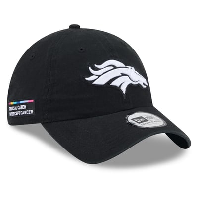 Denver Broncos New Era 2026 NFL Crucial Catch Casual Classic Adjustable Hat - Black