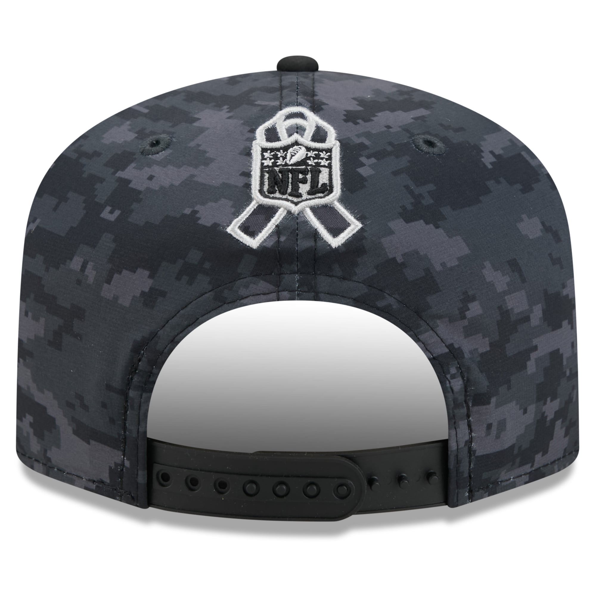 Casquette ajustable New Era noire Denver Broncos 2026 Salute To Service 19TWENTY pour homme