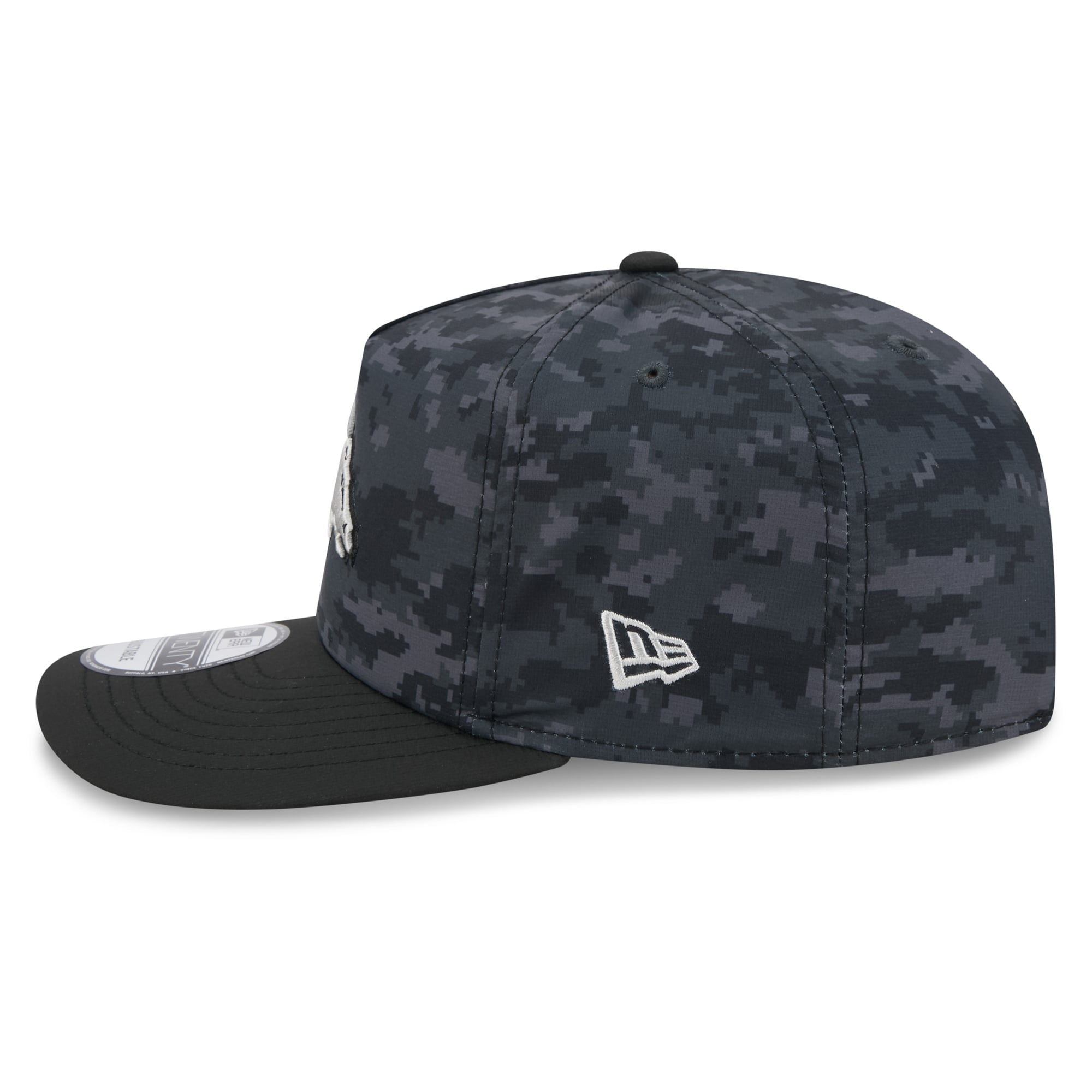 Casquette ajustable New Era noire Denver Broncos 2026 Salute To Service 19TWENTY pour homme