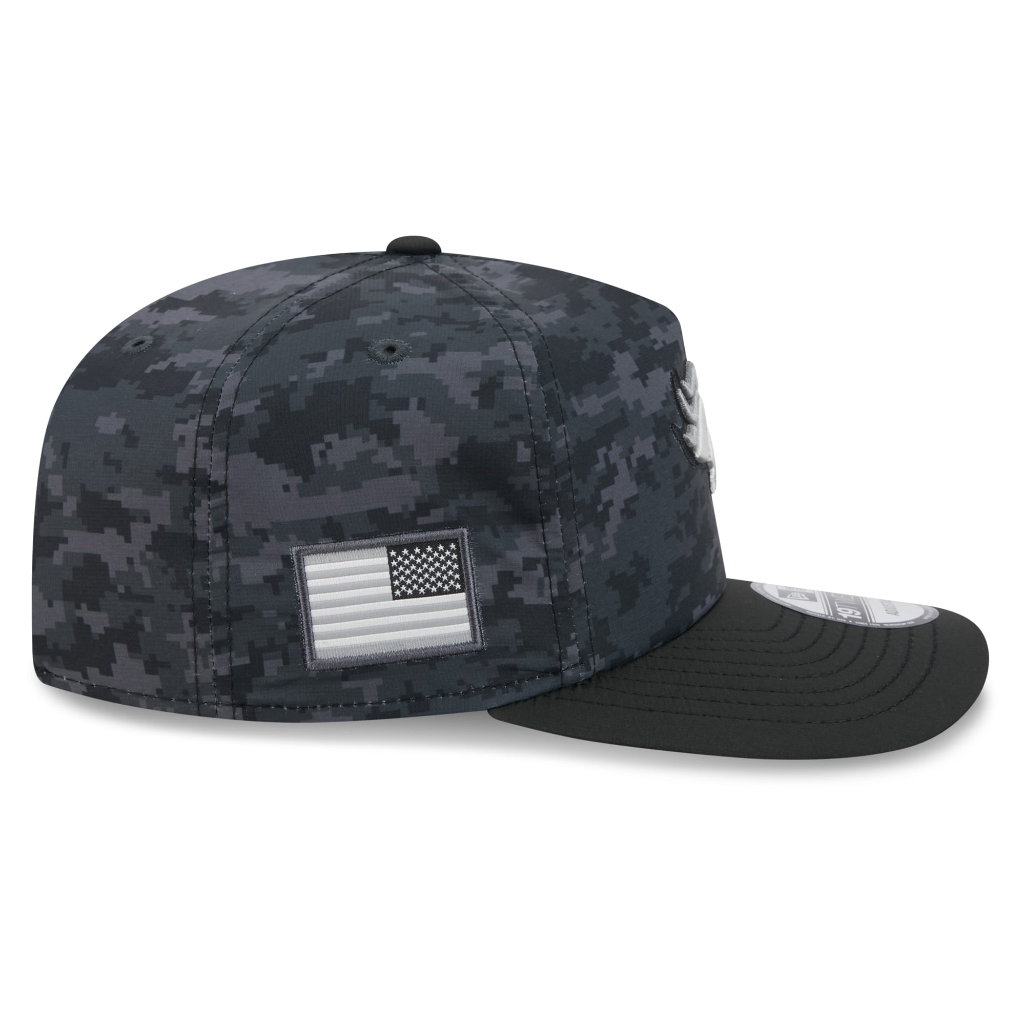 Casquette ajustable New Era noire Denver Broncos 2026 Salute To Service 19TWENTY pour homme