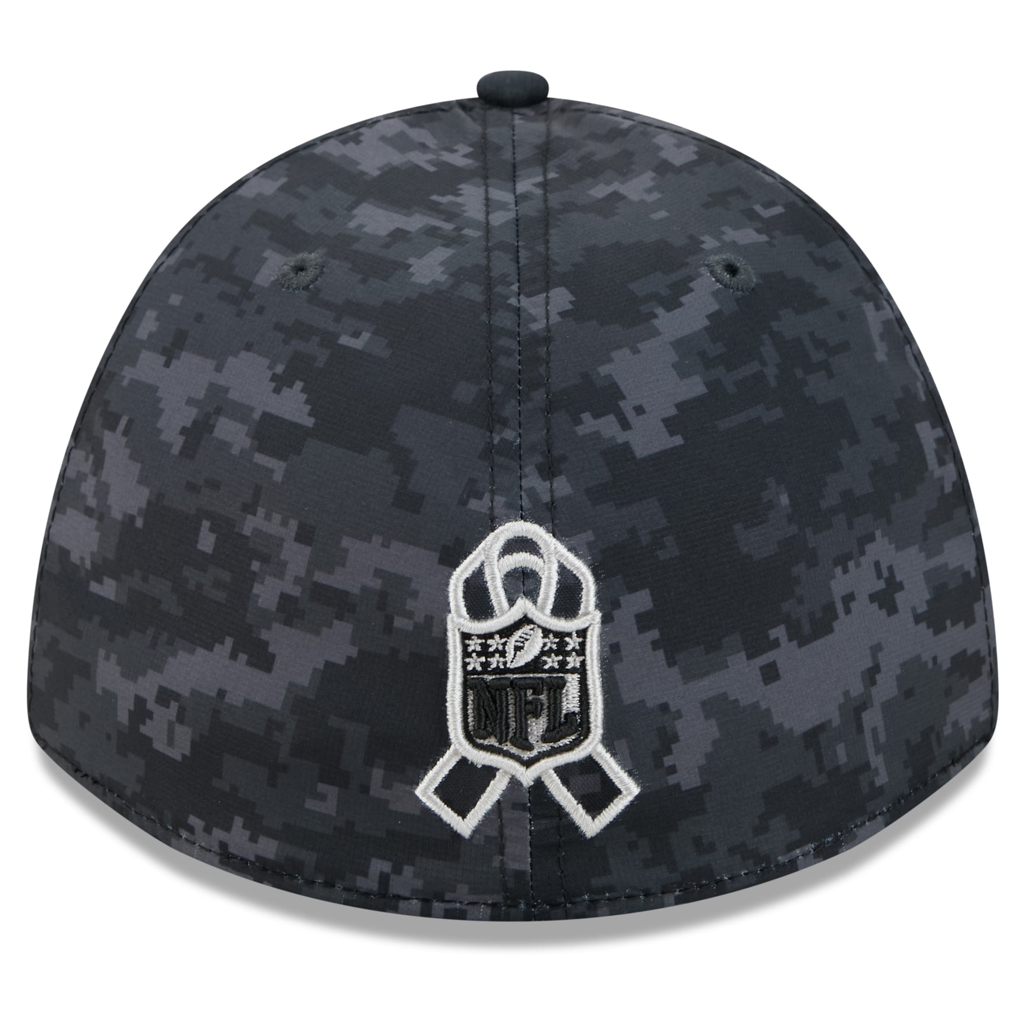 Casquette extensible New Era noire Denver Broncos 2026 Salute To Service 39THIRTY M-Crown pour homme