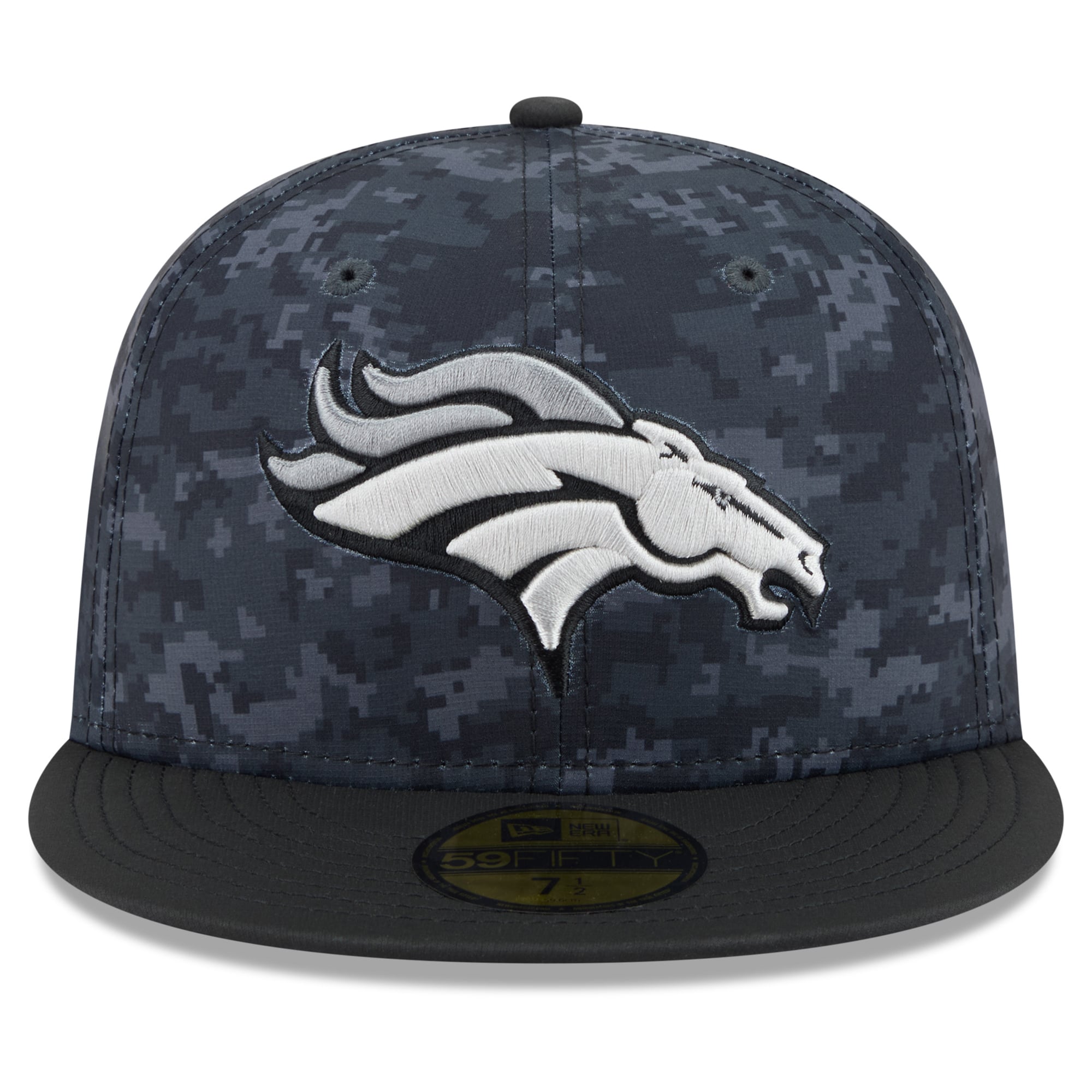 Men's New Era Black Denver Broncos 2026 Salute To Service 59FIFTY Fitted Hat