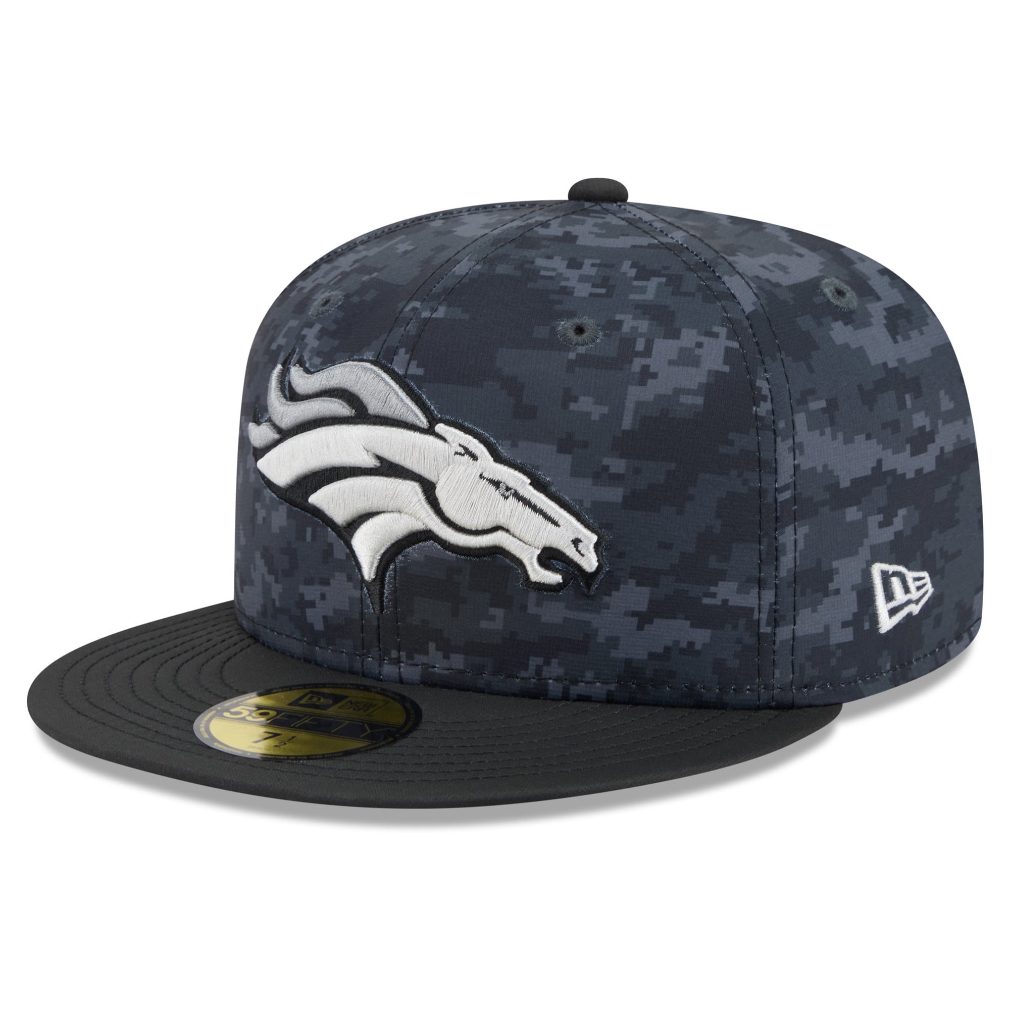 Men's New Era Black Denver Broncos 2026 Salute To Service 59FIFTY Fitted Hat