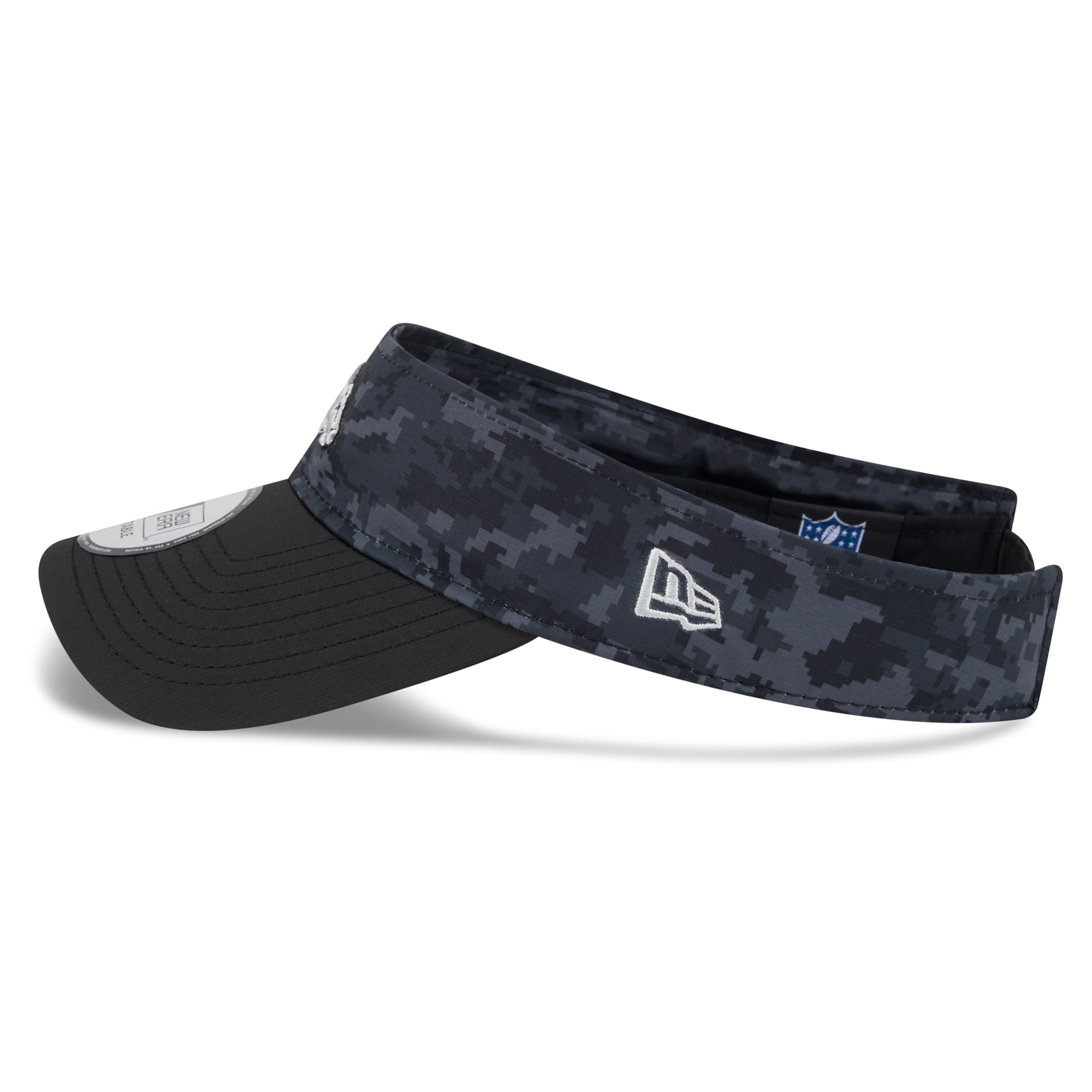 Casquette New Era noire pour homme Denver Broncos 2026 Salute To Service, visière ajustable