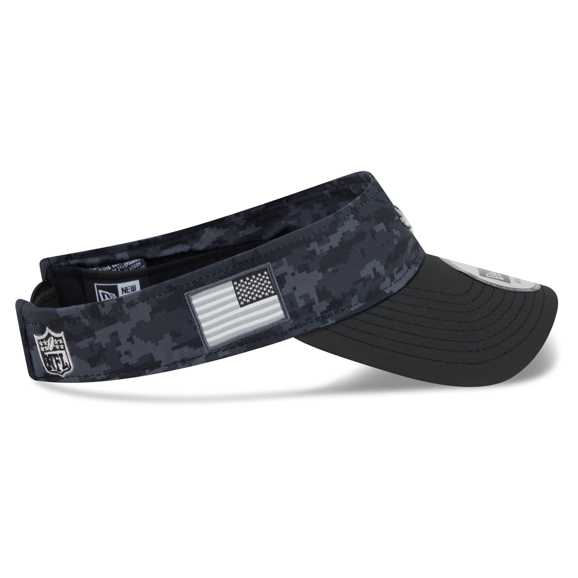 Casquette New Era noire pour homme Denver Broncos 2026 Salute To Service, visière ajustable