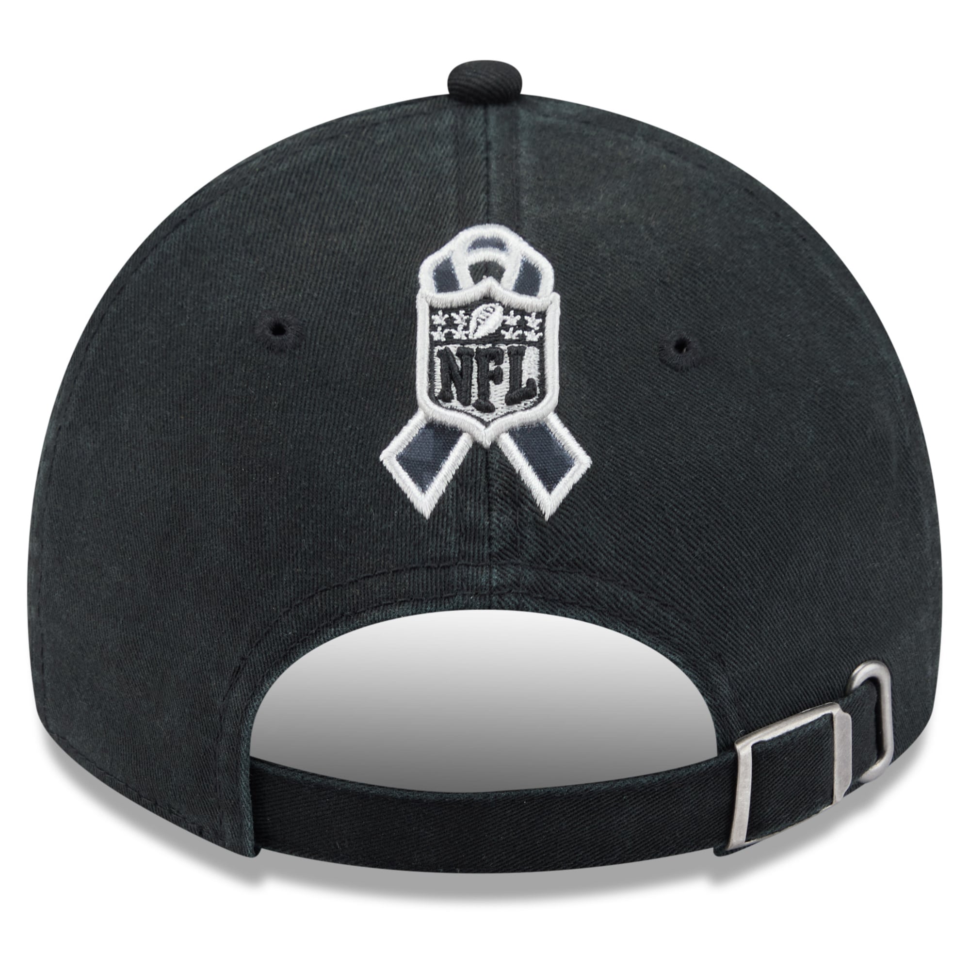 Casquette New Era noire pour homme Denver Broncos 2026 Salute To Service, style classique décontracté et ajustable