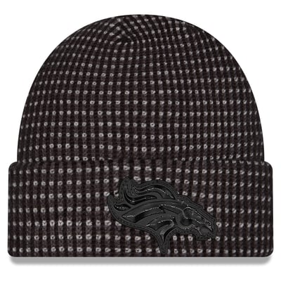 Denver Broncos New Era 2026 Sideline Cold Weather  Cuffed Knit Hat - Black