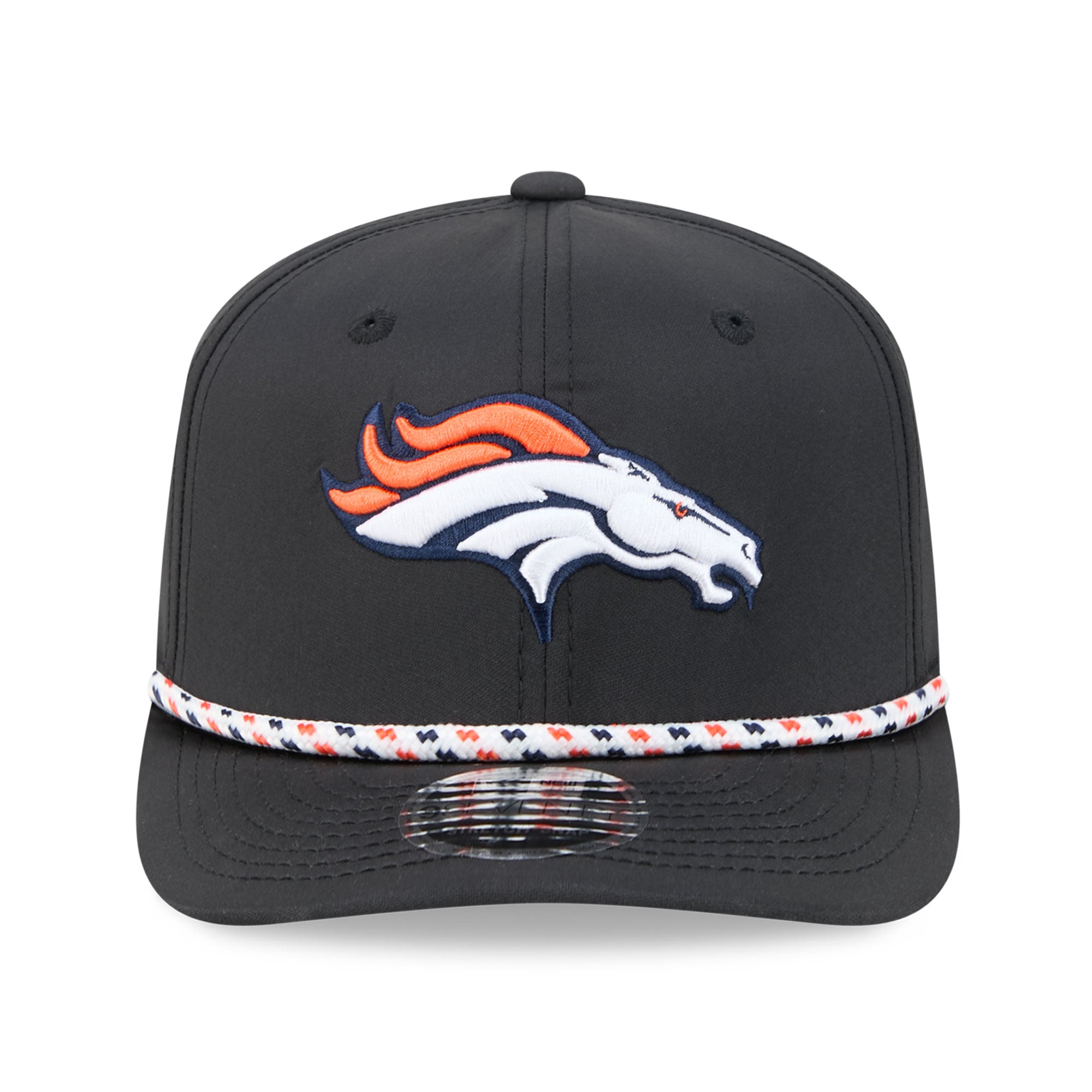 Casquette ajustable New Era Denver Broncos 9SEVENTY noire pour homme