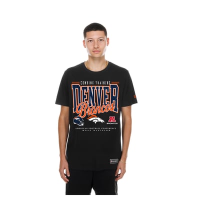 Denver Broncos New Era Combine Authentic T-Shirt - Black