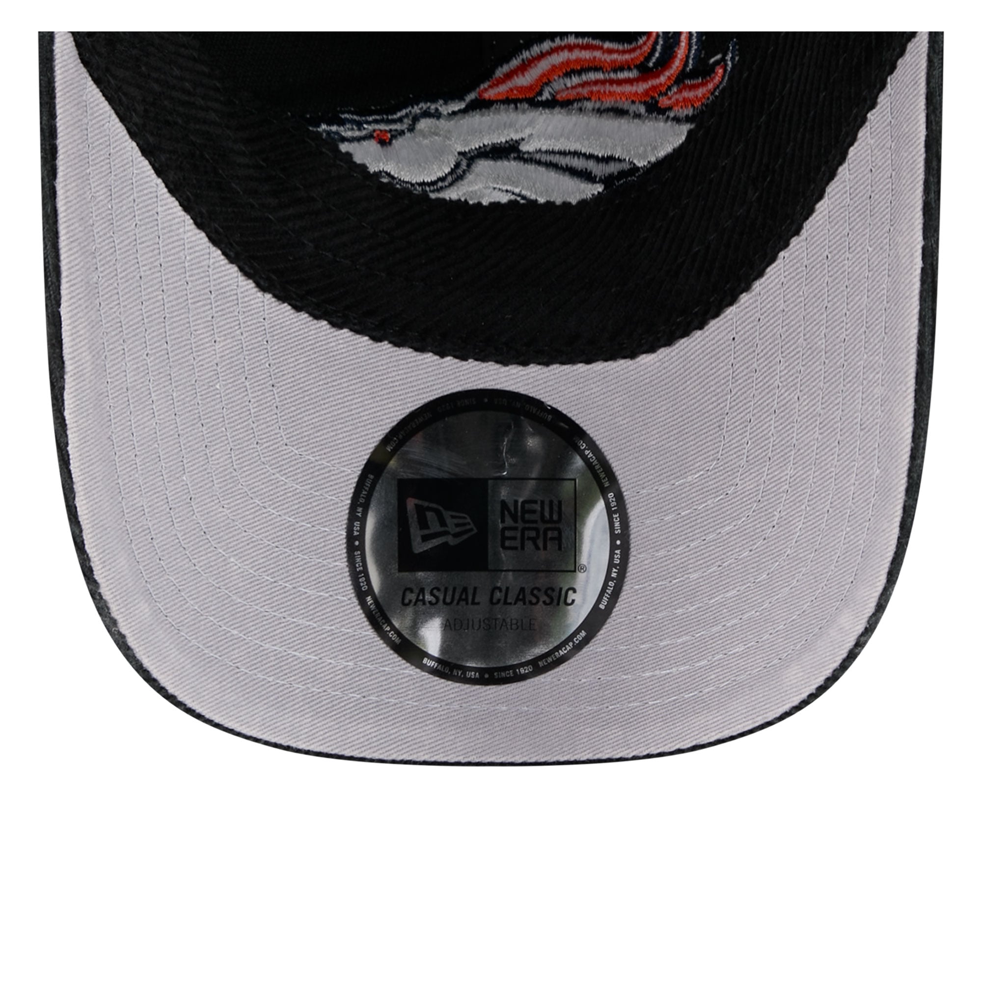 Men's New Era Black Denver Broncos Corduroy Casual Classic Adjustable Hat
