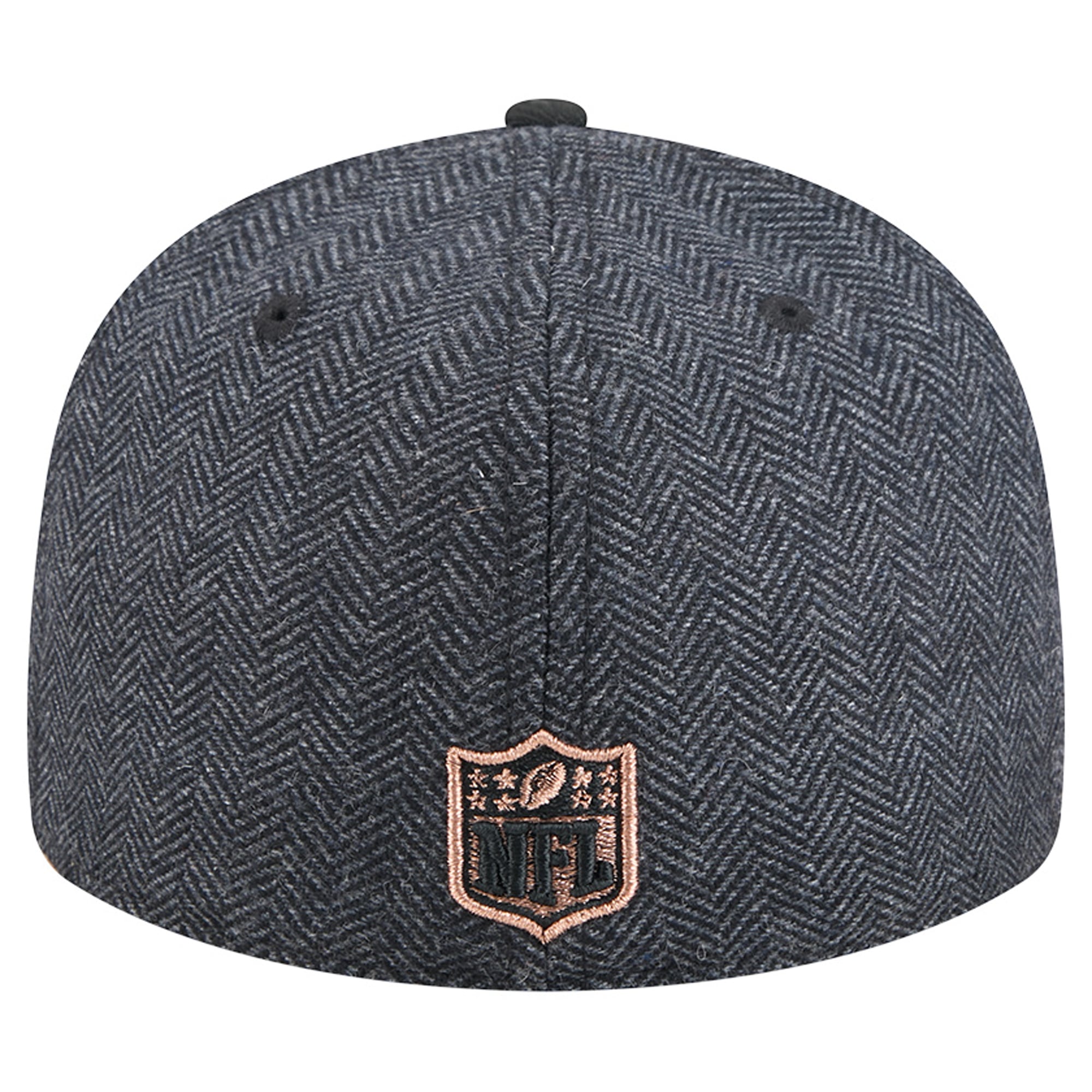 Casquette ajustée New Era 59FIFTY en fausse laine noire Denver Broncos pour homme