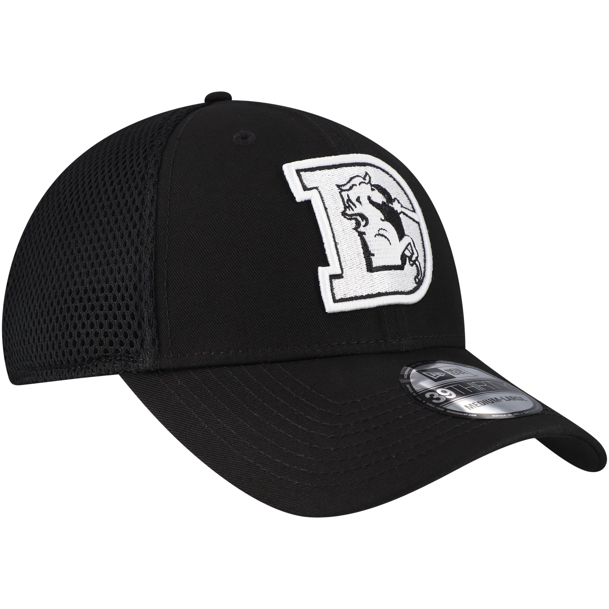 Casquette Main Neo 39THIRTY Flex noire des Denver Broncos de New Era pour homme