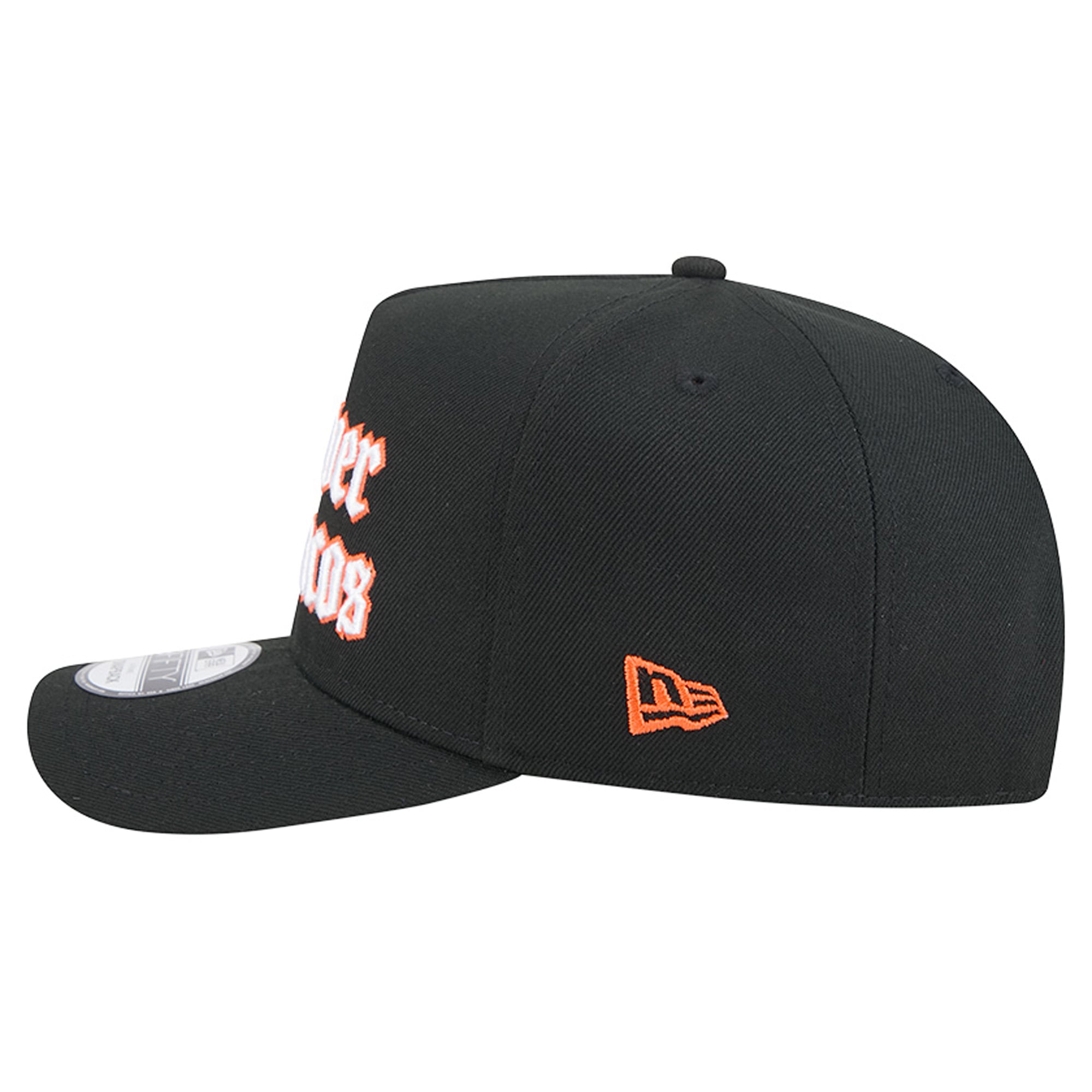 Men's New Era Black Denver Broncos Proud A-Frame 9FIFTY Snapback Hat