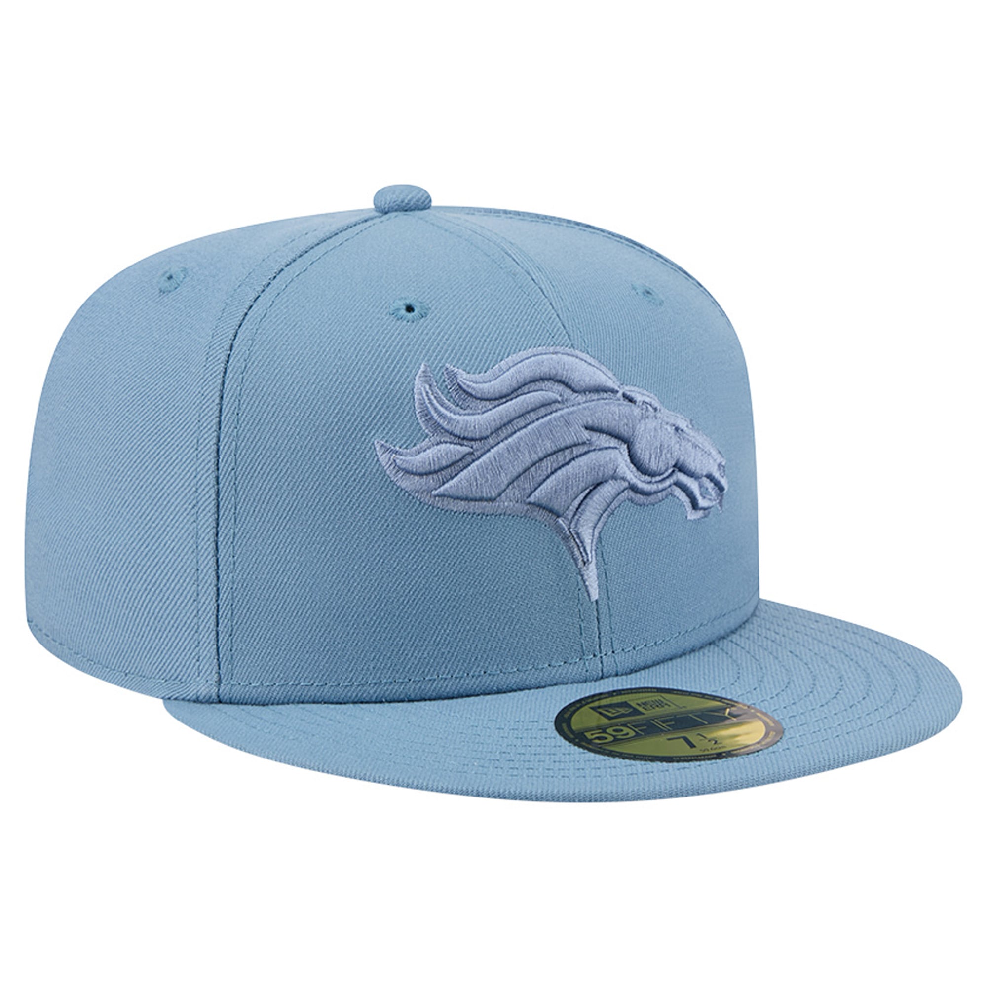 Casquette ajustée New Era 59FIFTY pour homme, coloris Denver Broncos, bleue