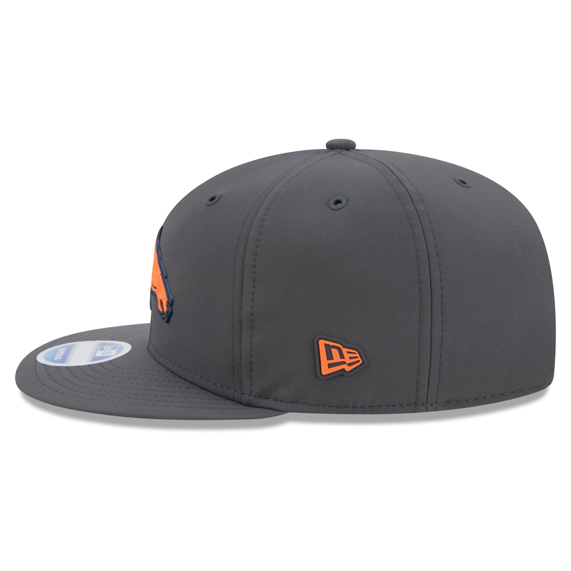 Casquette snapback New Era 9FIFTY pour homme, couleur anthracite, Denver Broncos, collection 2026, idéale pour les temps froids.