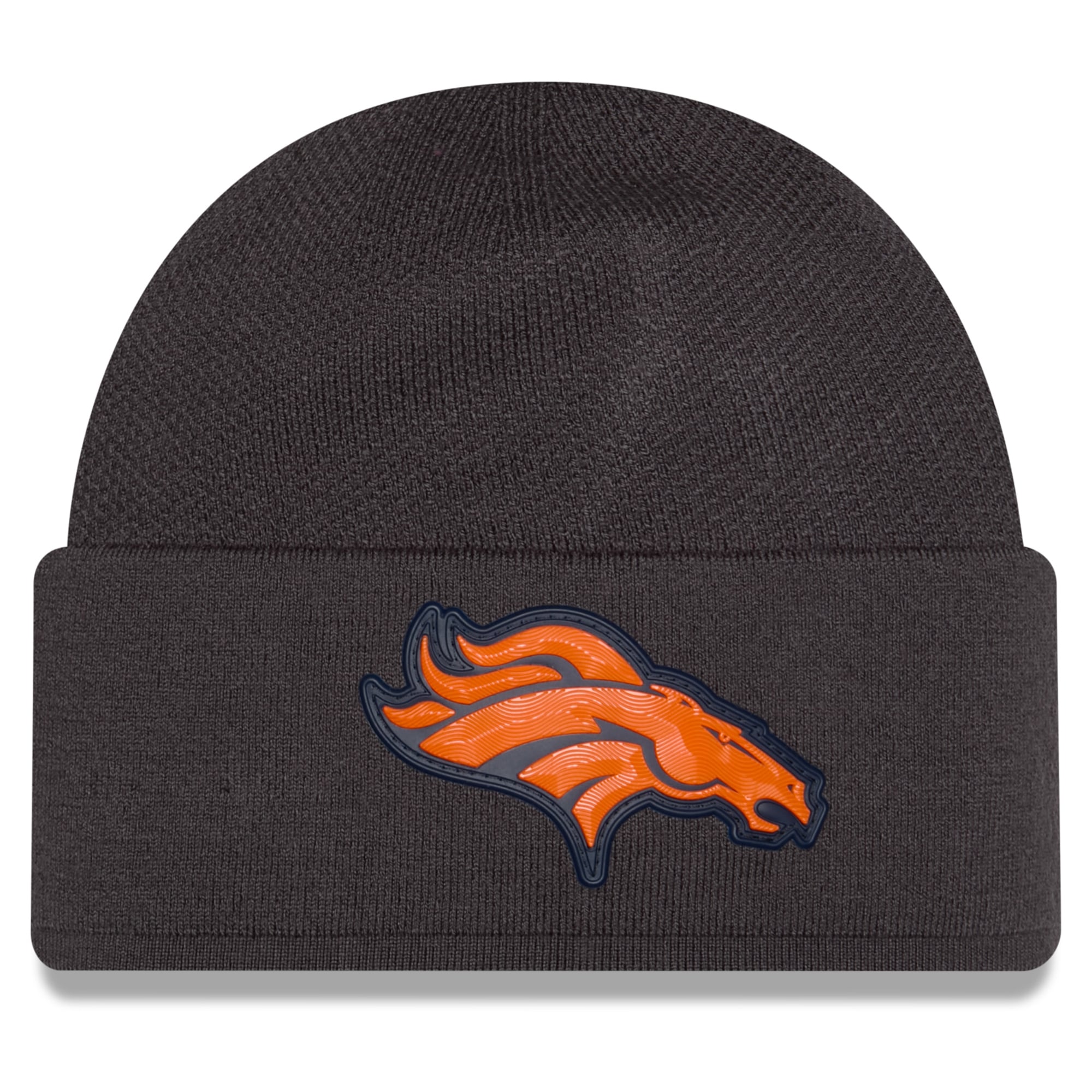Men's New Era Charcoal Denver Broncos 2026 Sideline Cold Weather  Skully Knit Hat