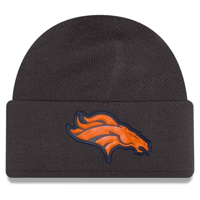 Denver Broncos New Era 2026 Sideline Cold Weather  Skully Knit Hat - Charcoal