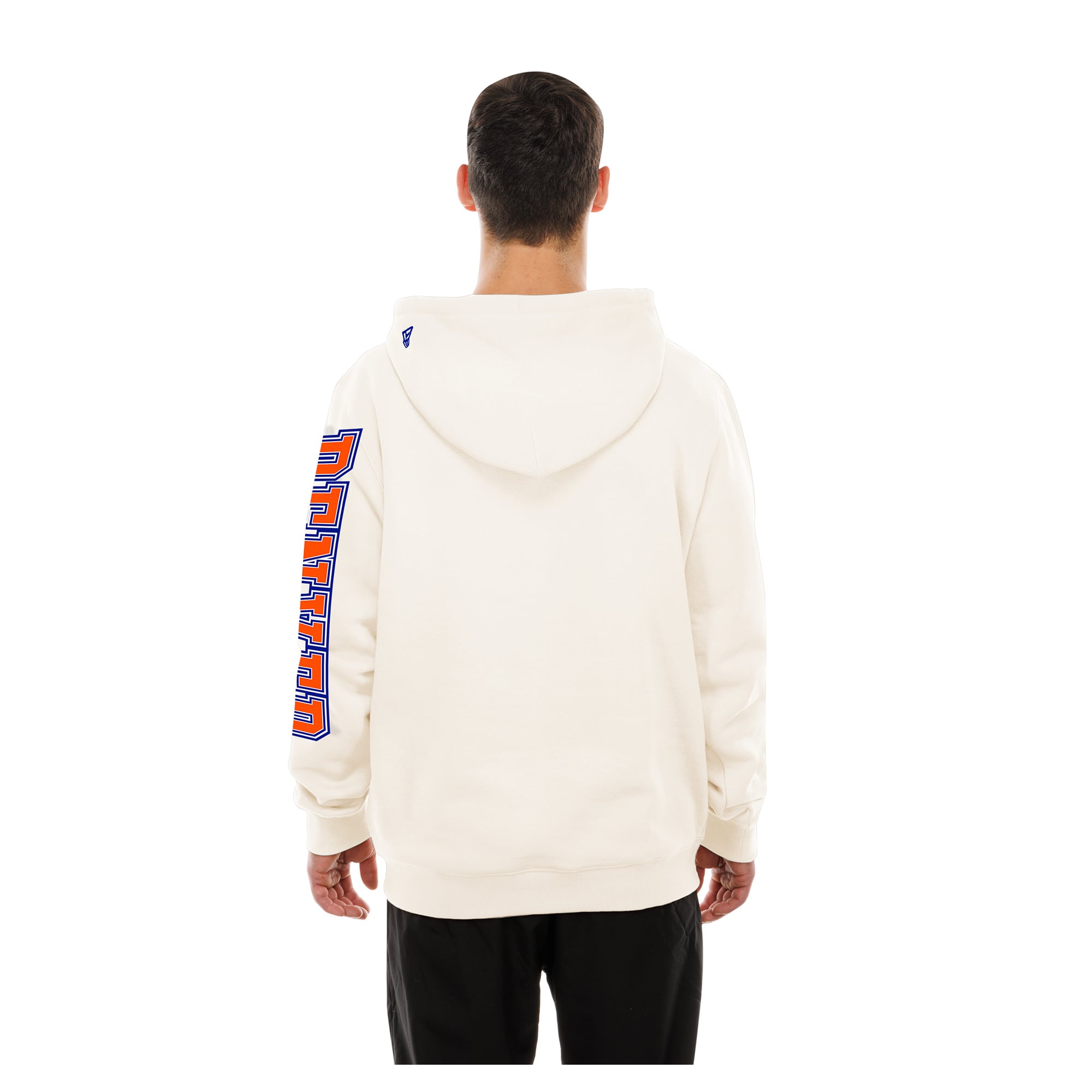 Men's New Era Cream Denver Broncos Dune Dust Hoodie