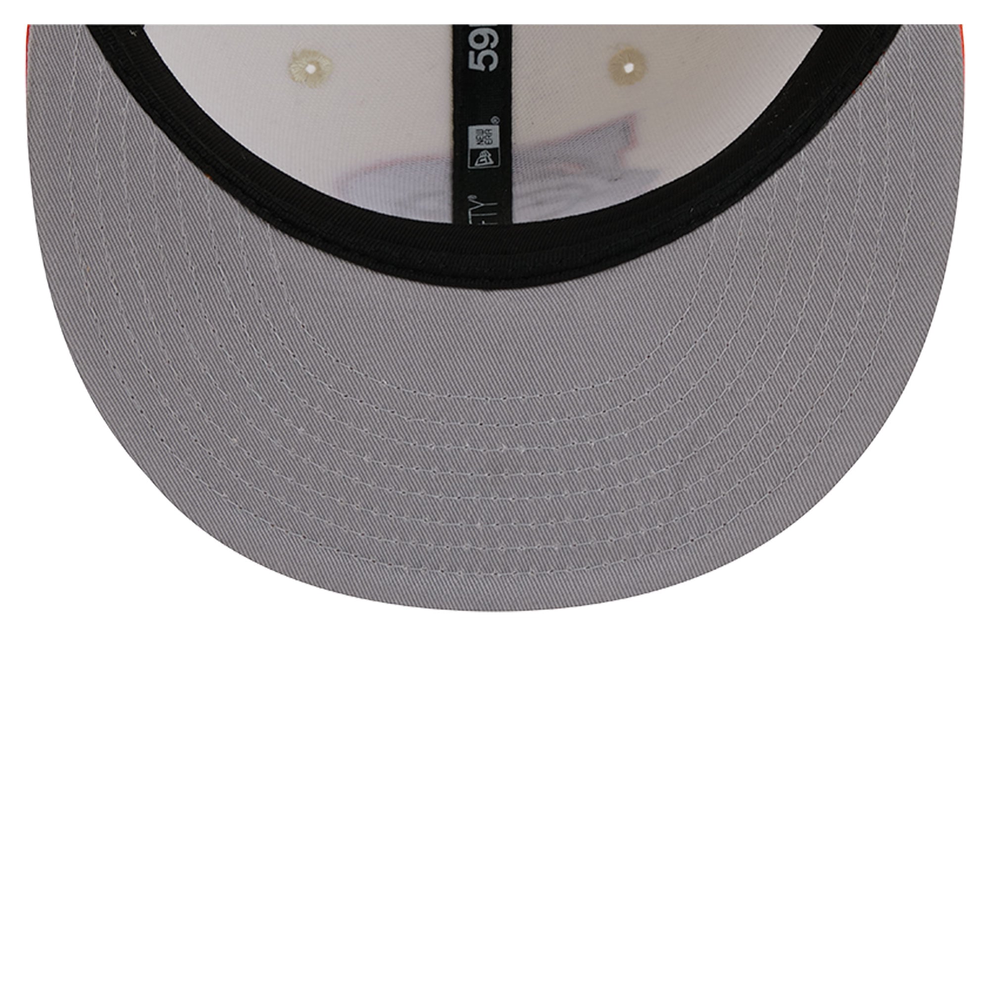 Casquette ajustée New Era Deceptor 59FIFTY pour homme, couleur crème/orange, Denver Broncos