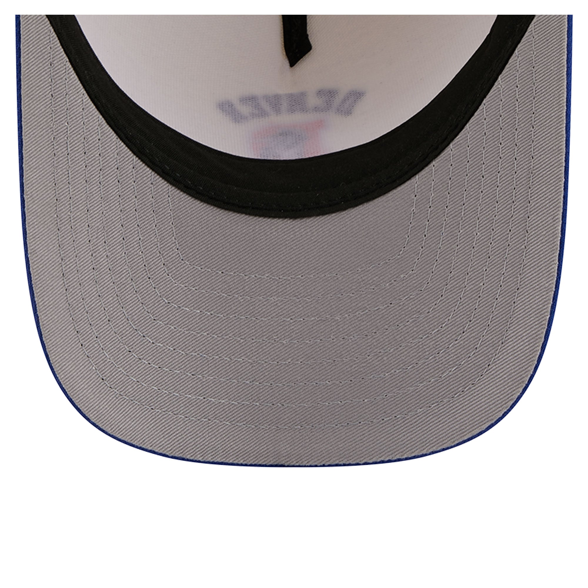 Men's New Era Cream/Royal Denver Broncos Throwback Arch 9FORTY A-Frame M-Crown Adjustable Hat