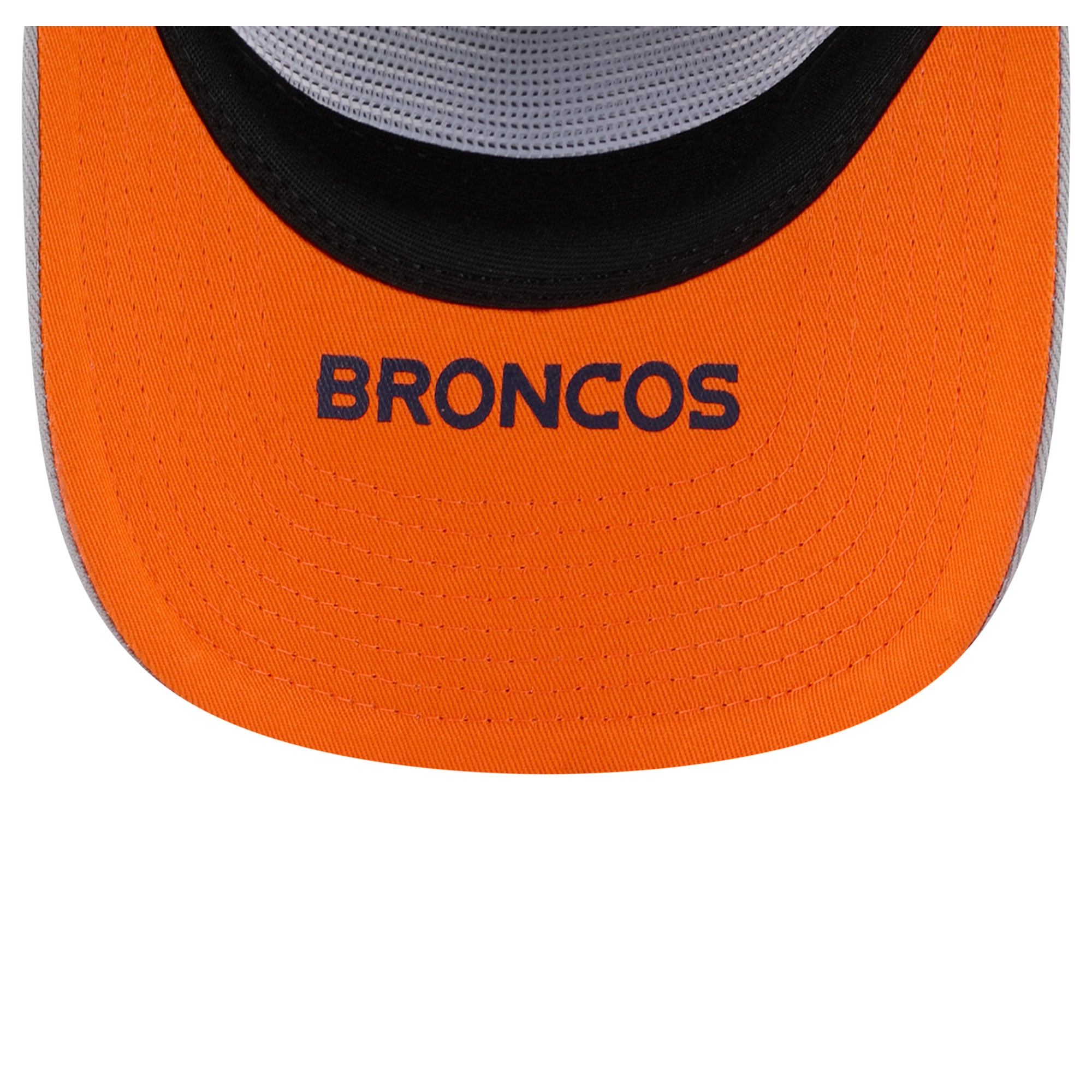 Casquette ajustable New Era grise Denver Broncos Patch 19TWENTY pour homme