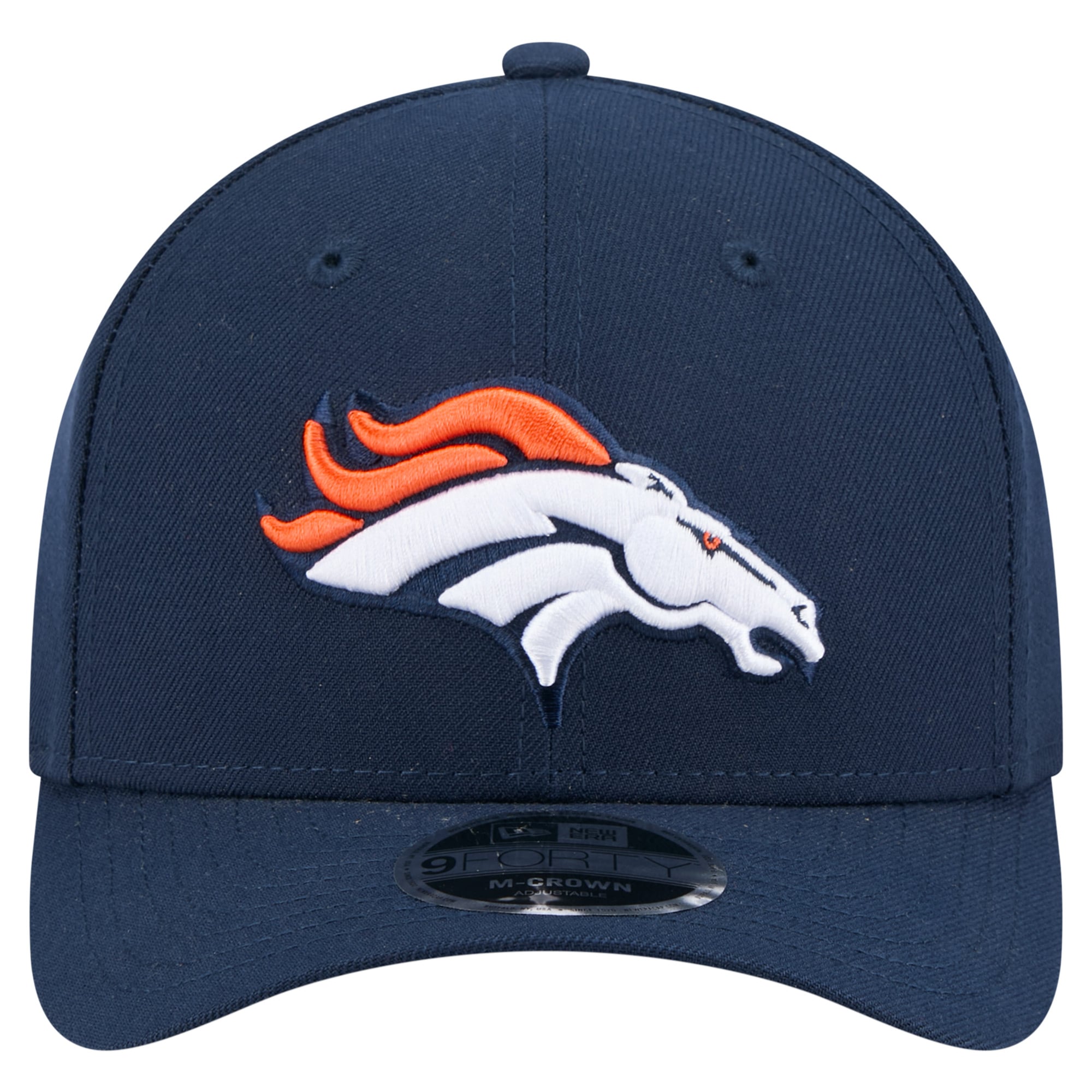 Men's New Era Navy Denver Broncos Team Collection 9FORTY M-Crown Adjustable Hat