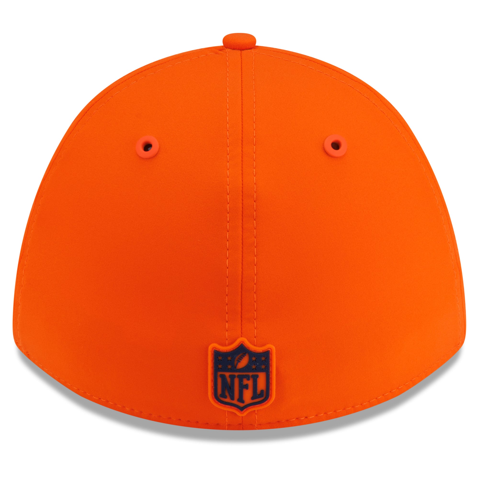 Casquette New Era orange Denver Broncos 2026 Sideline 39THIRTY M-Crown Flex pour homme