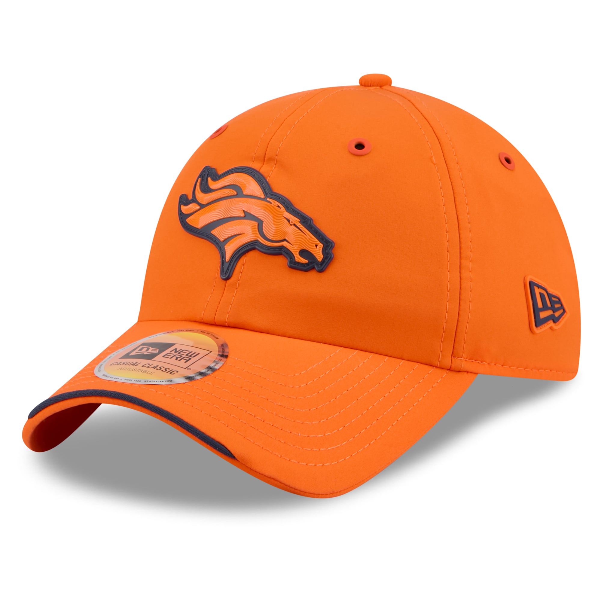 Men's New Era Orange Denver Broncos 2026 Sideline Casual Classic Adjustable Hat