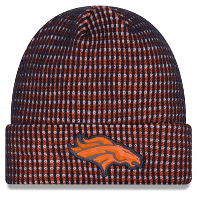 Denver Broncos New Era 2026 Sideline Cold Weather  Cuffed Knit Hat - Orange