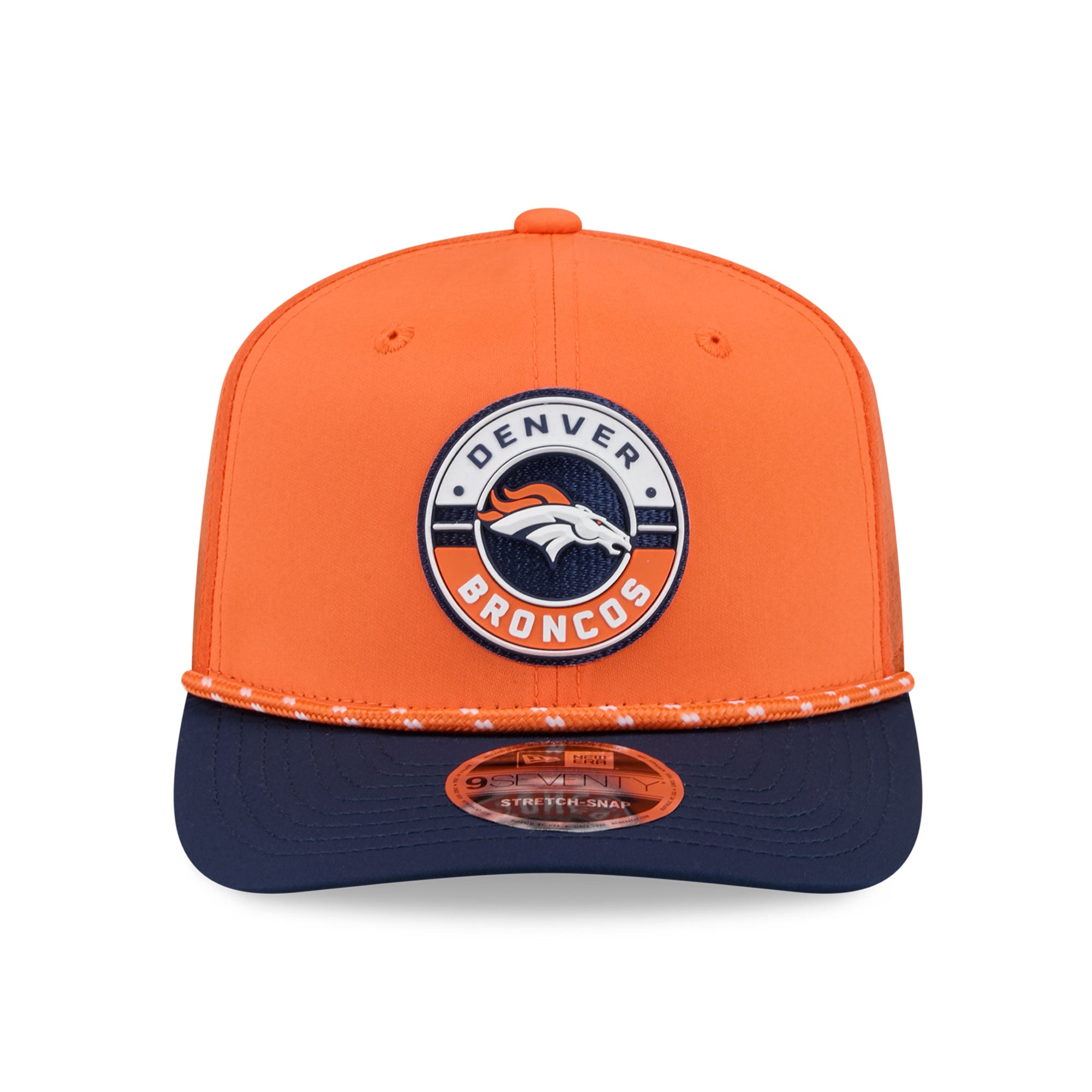 Casquette ajustable New Era orange Denver Broncos Game 9SEVENTY pour homme