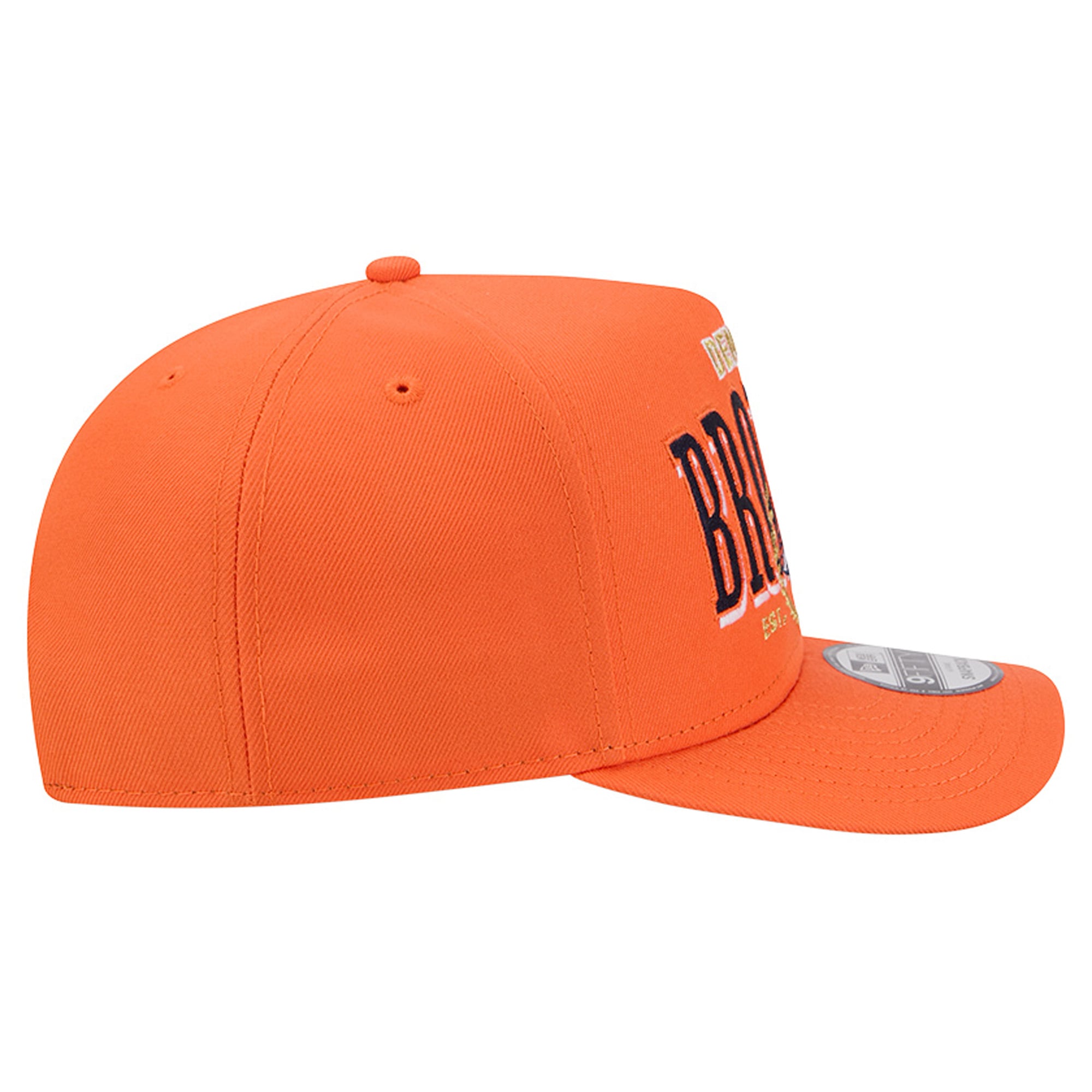 Casquette snapback New Era 9FIFTY Laurel A-Frame orange Denver Broncos pour homme