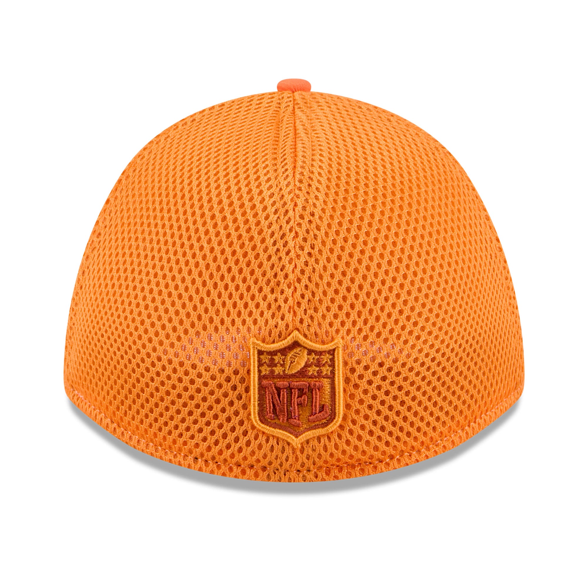 Casquette New Era pour homme, orange Denver Broncos Neo Mesh 39THIRTY M-Crown Stretch