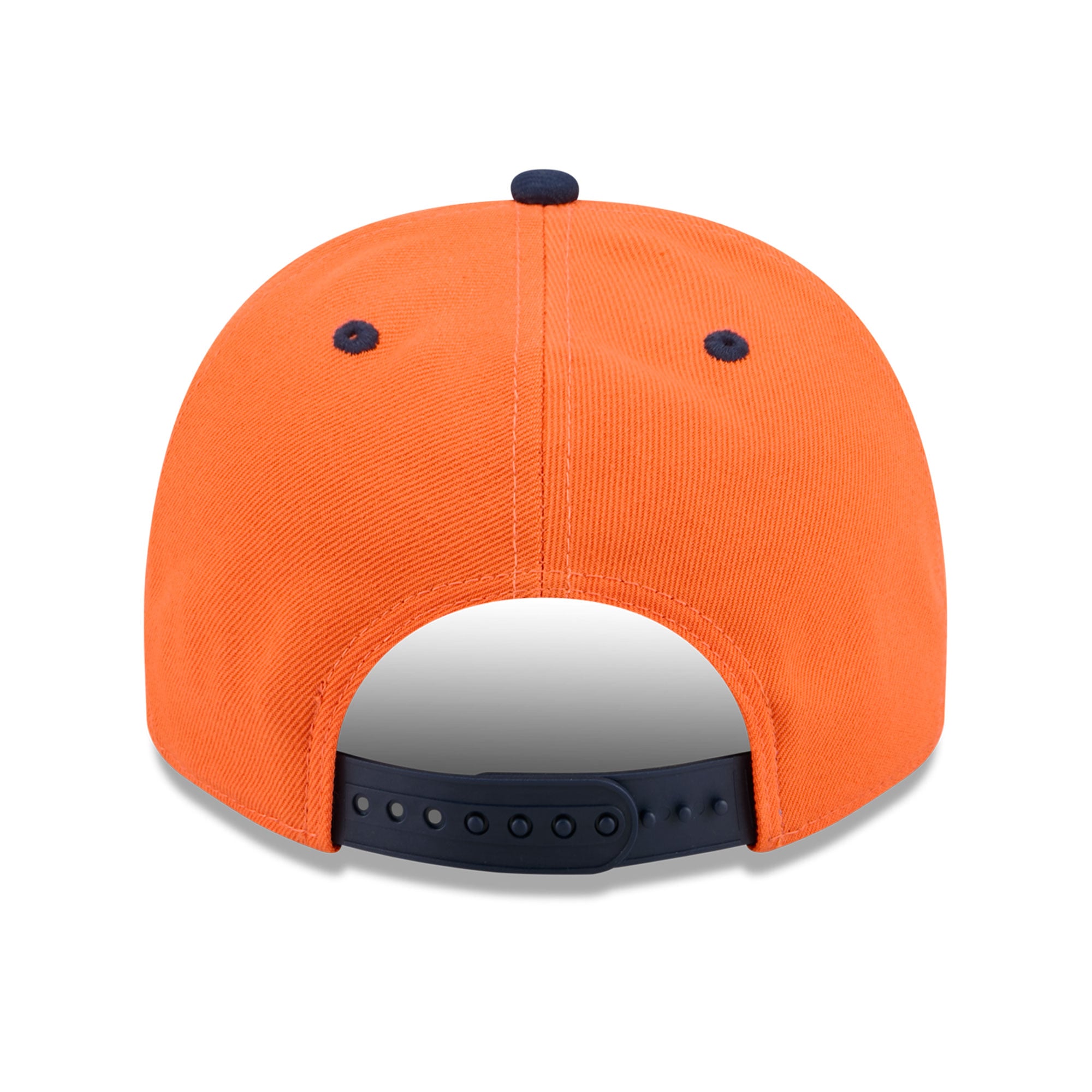 Men's New Era Orange Denver Broncos Pixel A-Frame 9FIFTY Snapback Hat