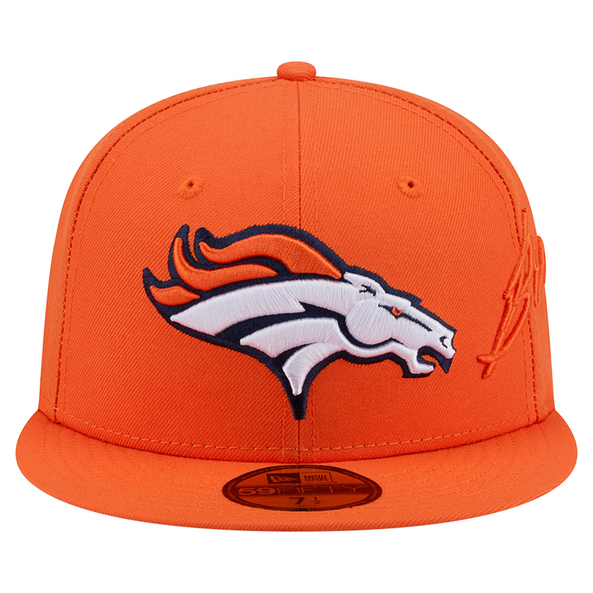 Casquette ajustée New Era 59FIFTY orange Denver Broncos pour homme