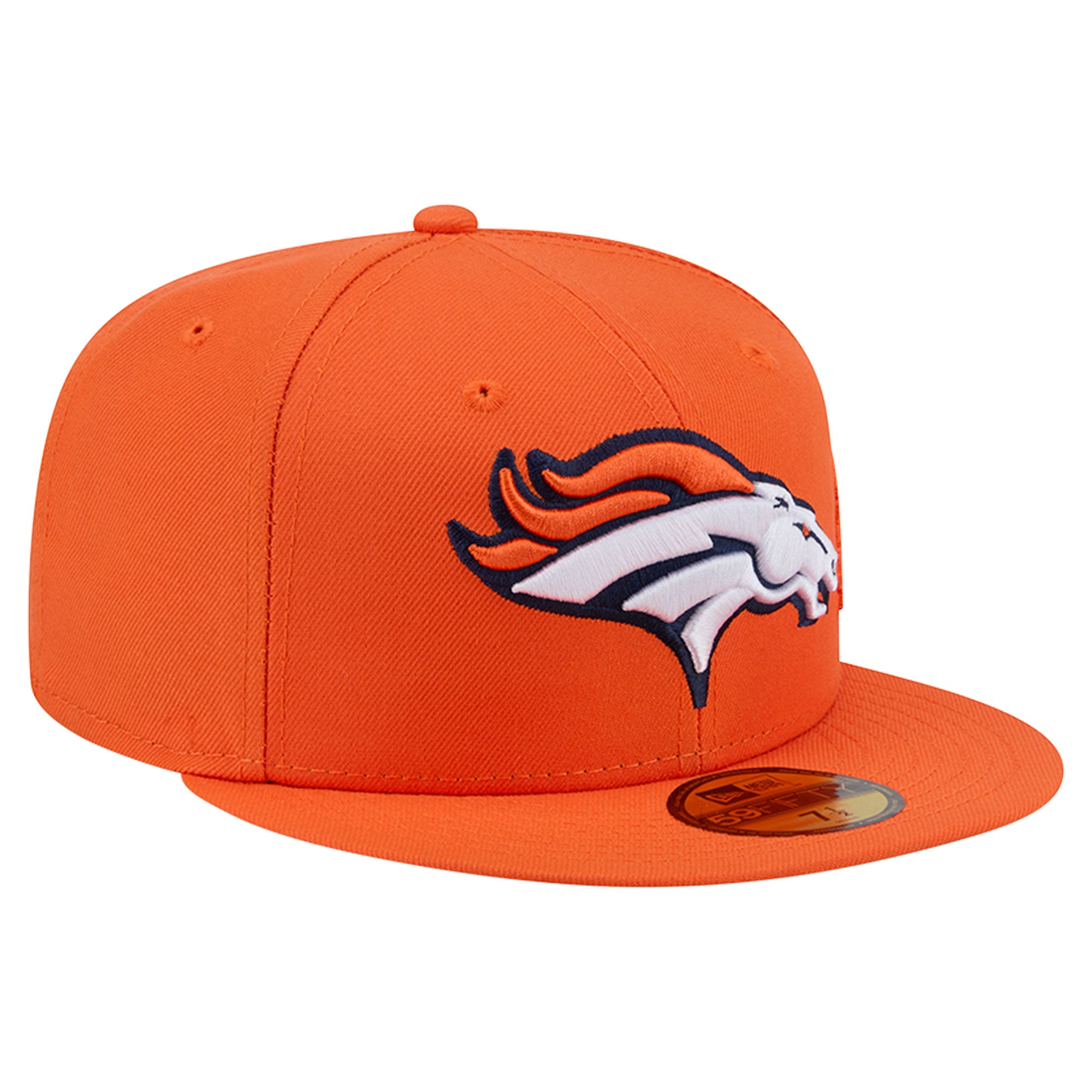 Casquette ajustée New Era 59FIFTY orange Denver Broncos pour homme
