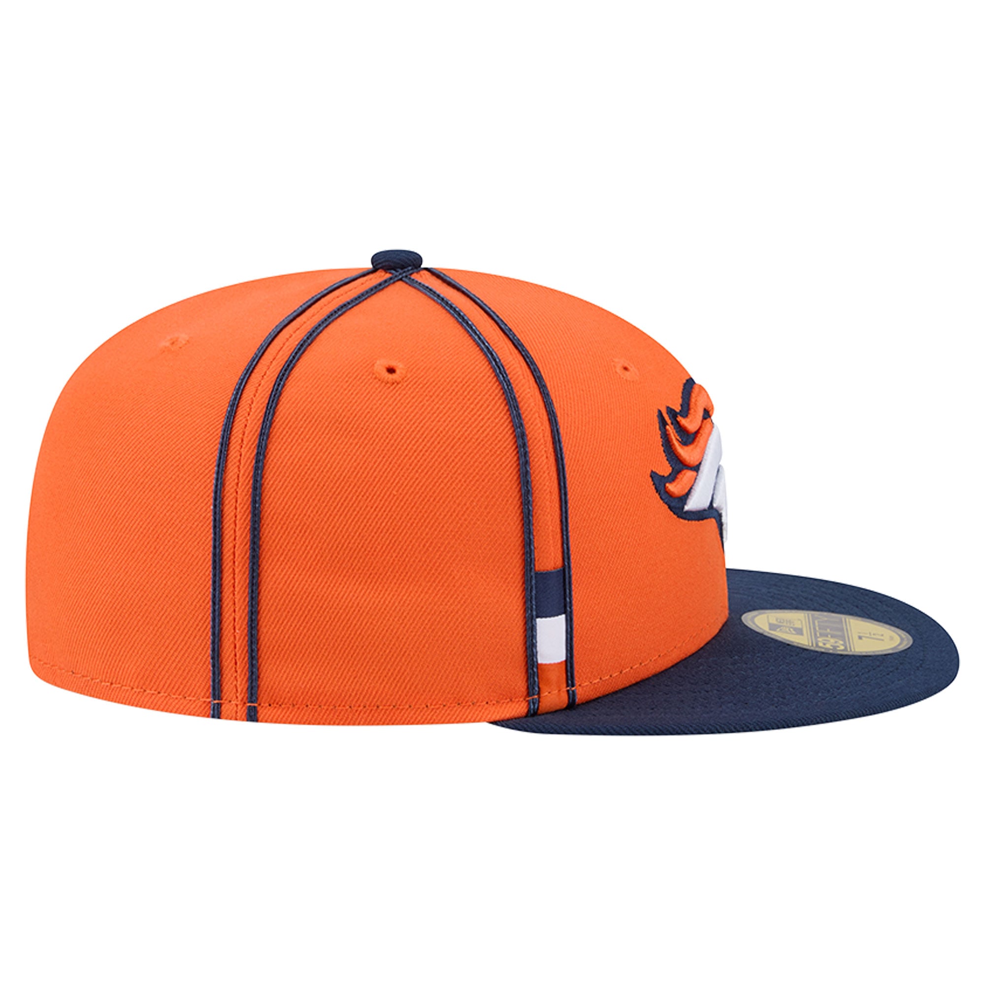 Casquette ajustée New Era 59FIFTY orange Denver Broncos pour homme