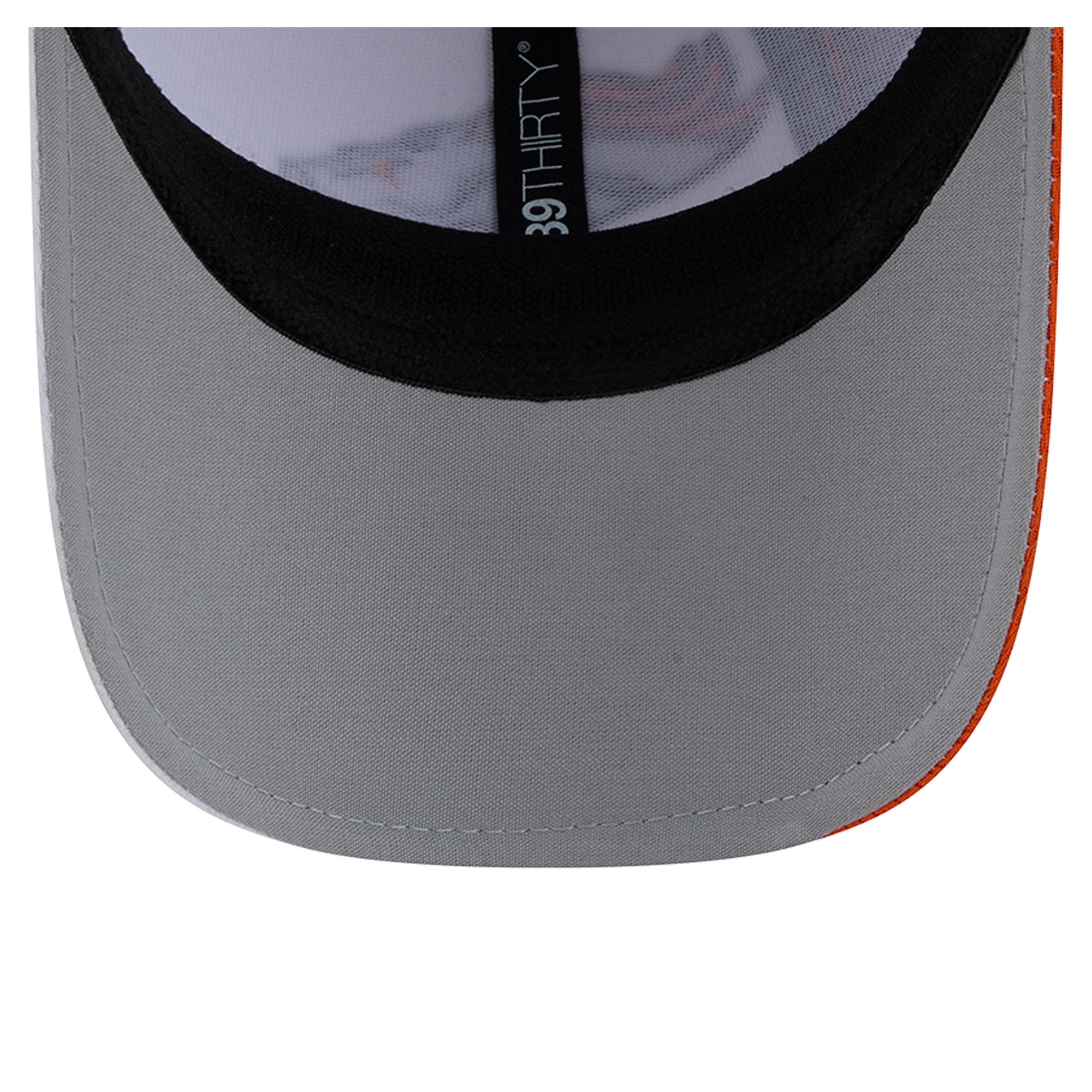 Casquette New Era blanche et orange Denver Broncos Dash 39THIRTY M-Crown Flex pour homme