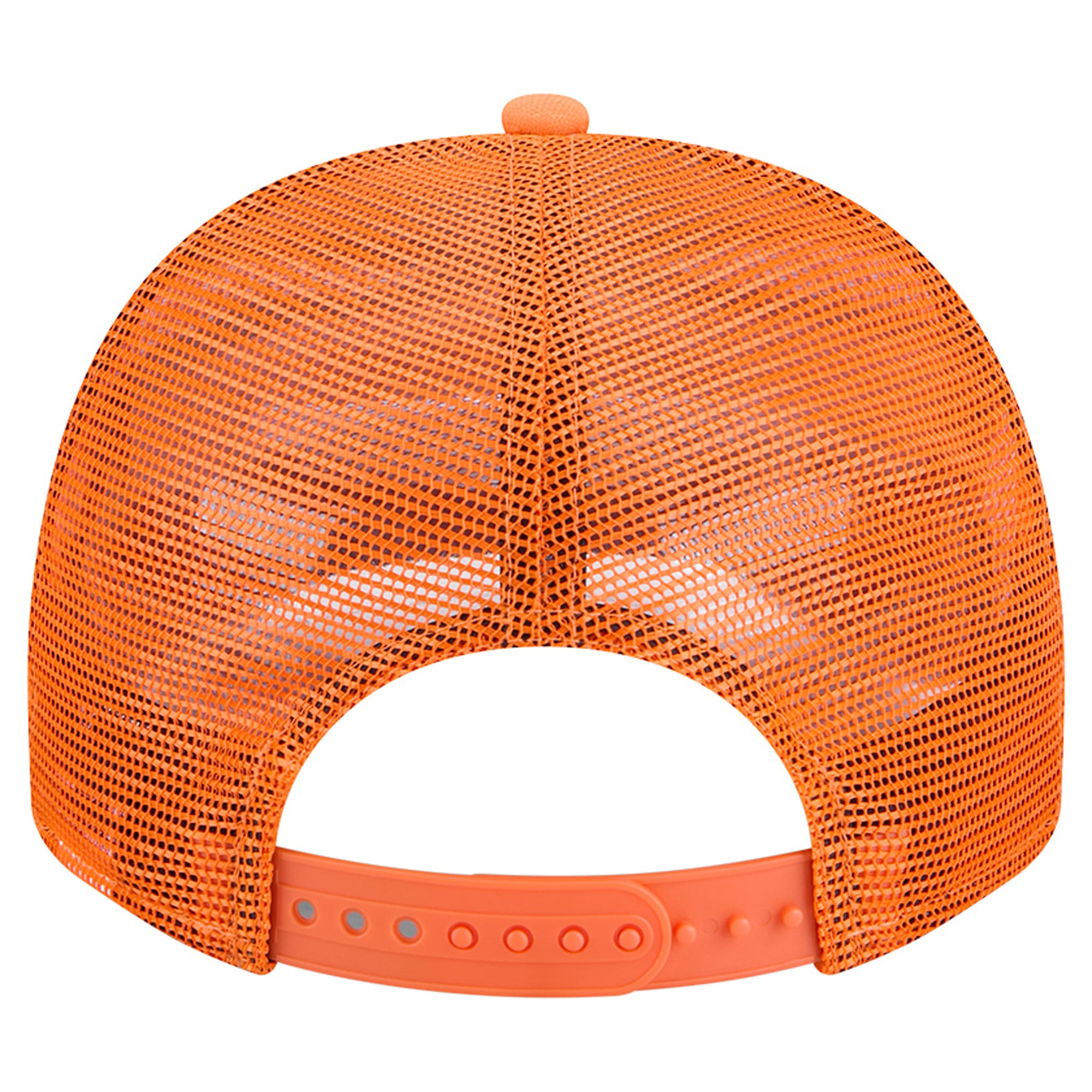 Casquette trucker New Era 9FIFTY Snapback blanche et orange Denver Broncos pour homme