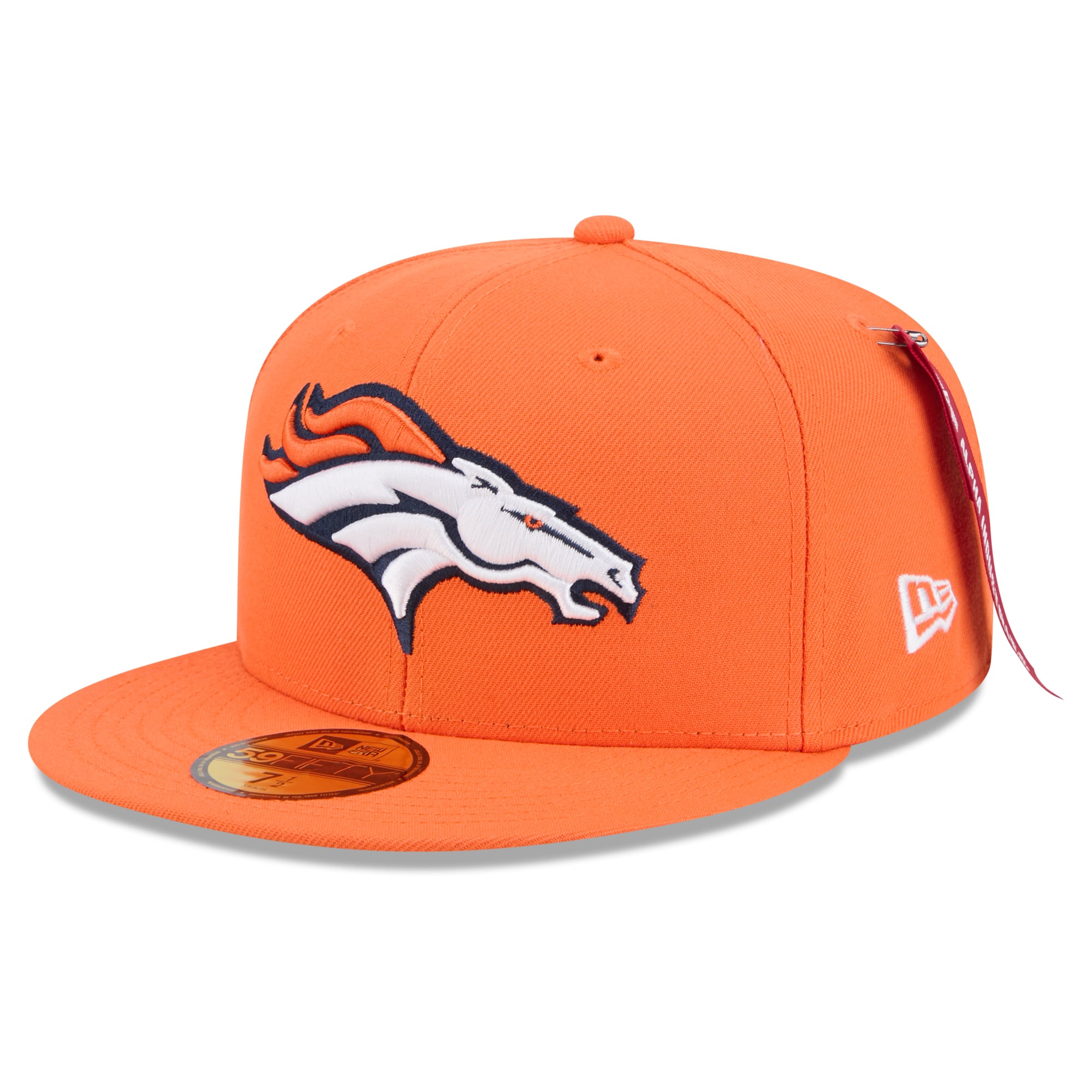 Casquette ajustée New Era x Alpha Industries 59FIFTY orange Denver Broncos pour homme
