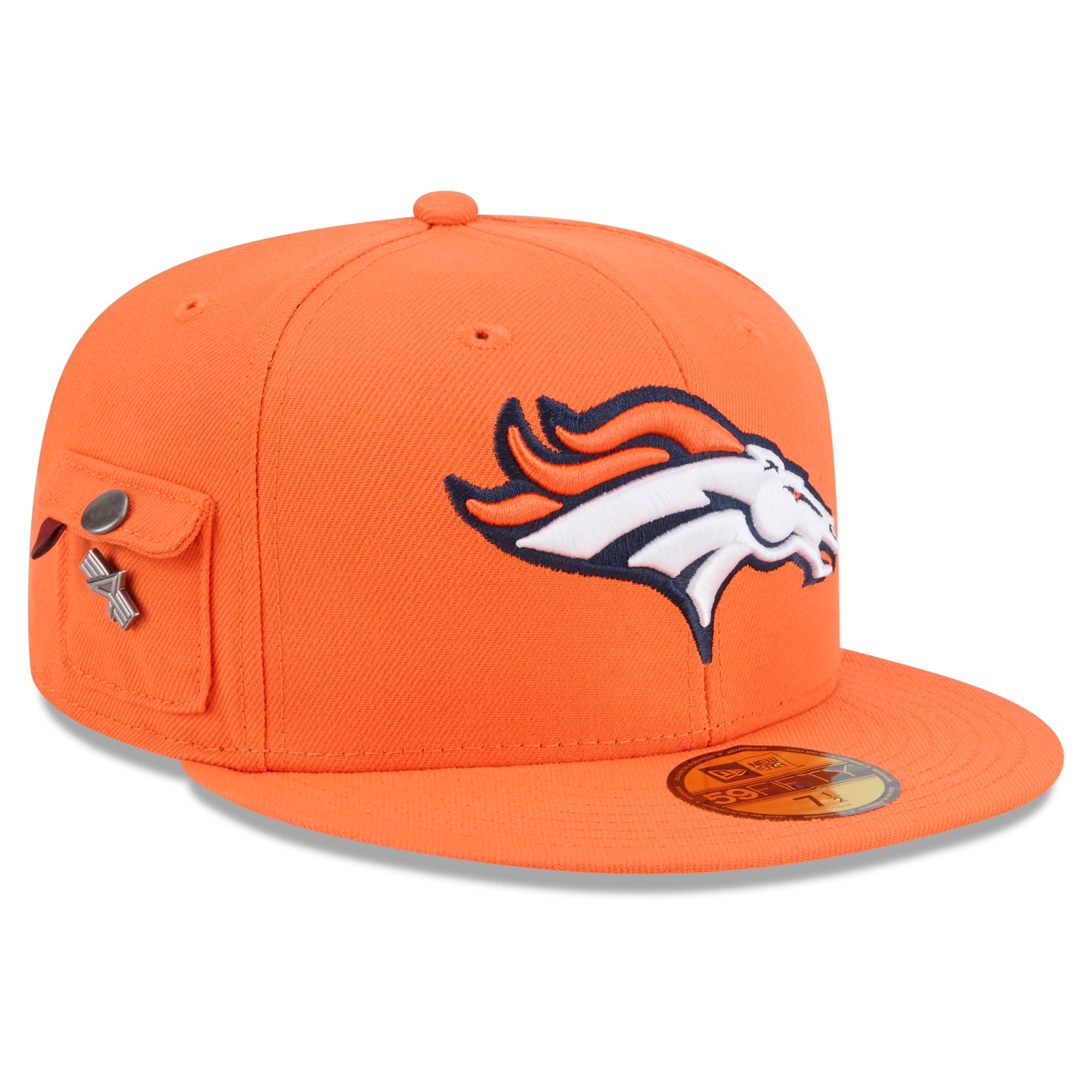 Casquette ajustée New Era x Alpha Industries 59FIFTY orange Denver Broncos pour homme