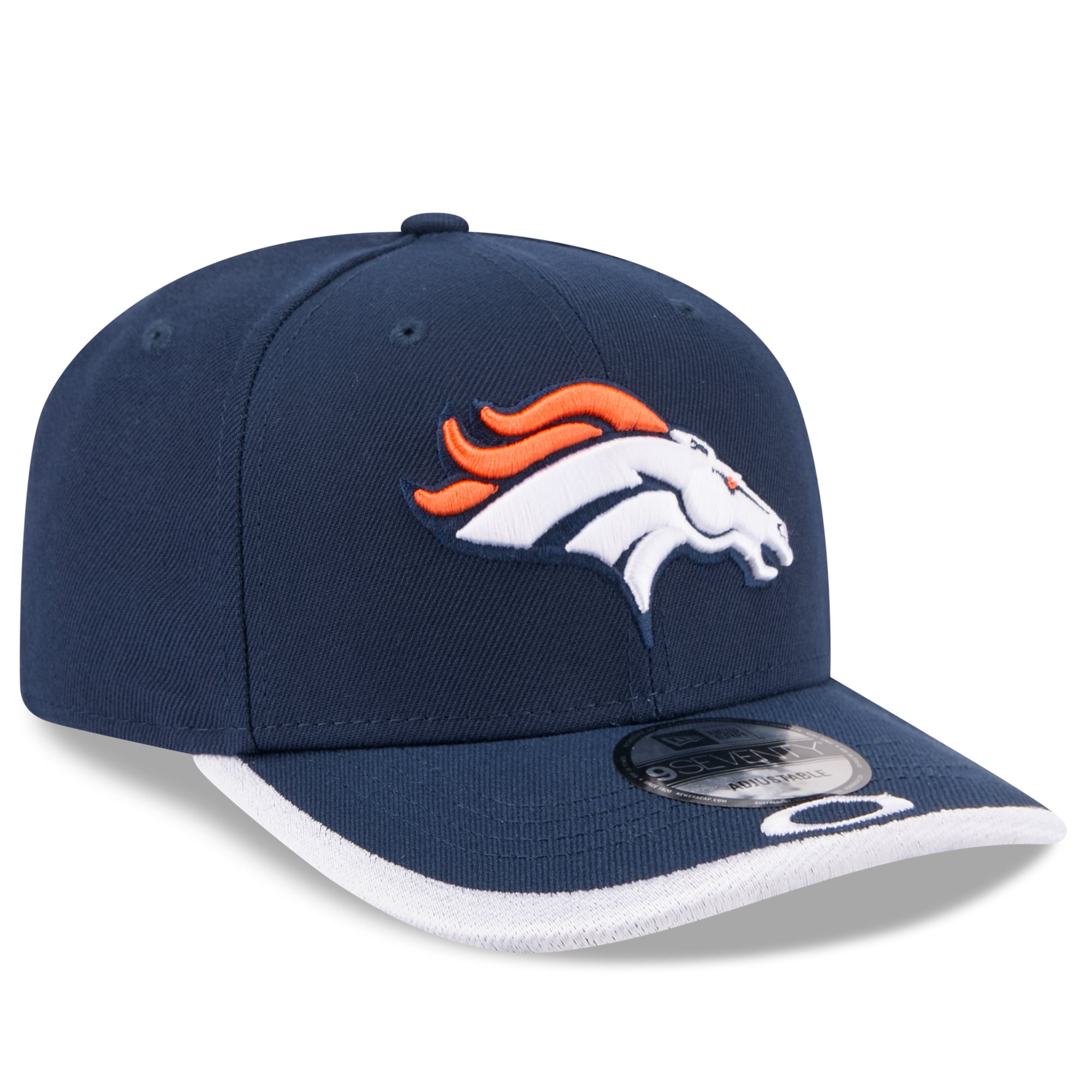 Casquette ajustable New Era x Oakley Denver Broncos 9SEVENTY bleu marine pour homme