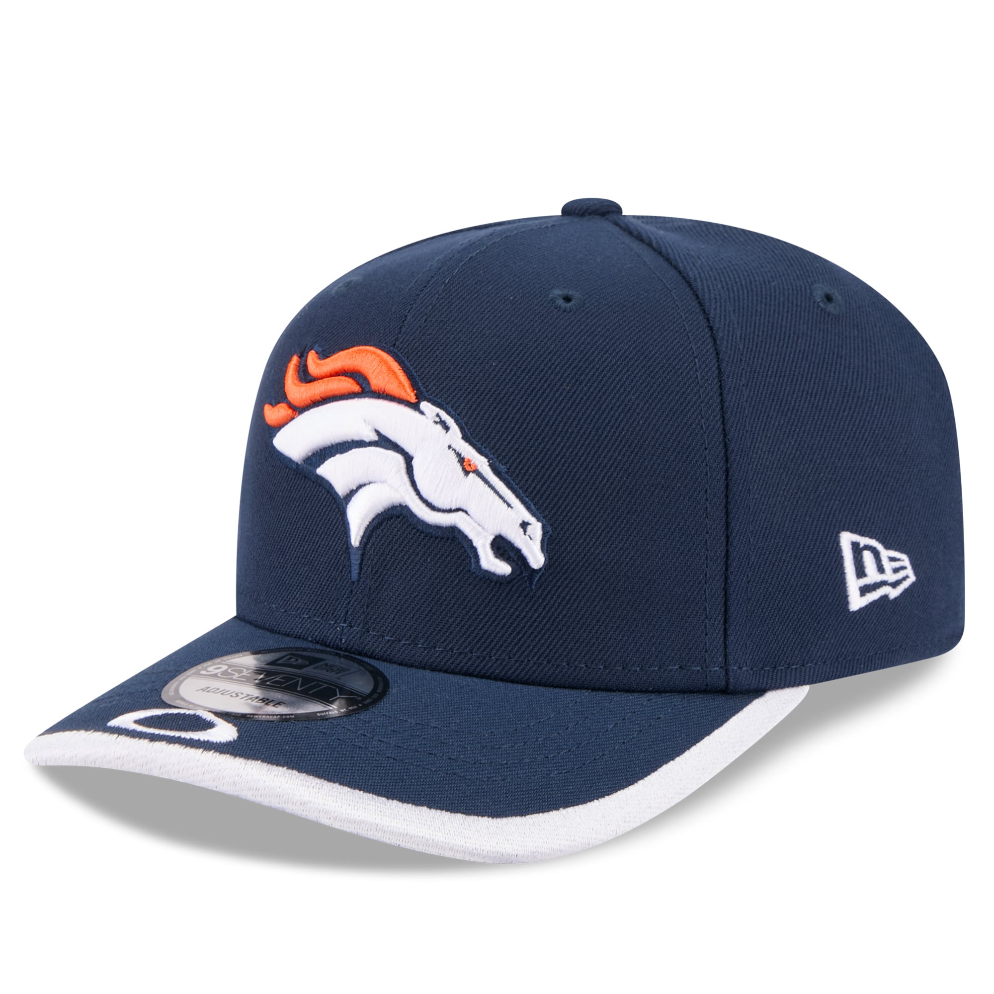 Casquette ajustable New Era x Oakley Denver Broncos 9SEVENTY bleu marine pour homme