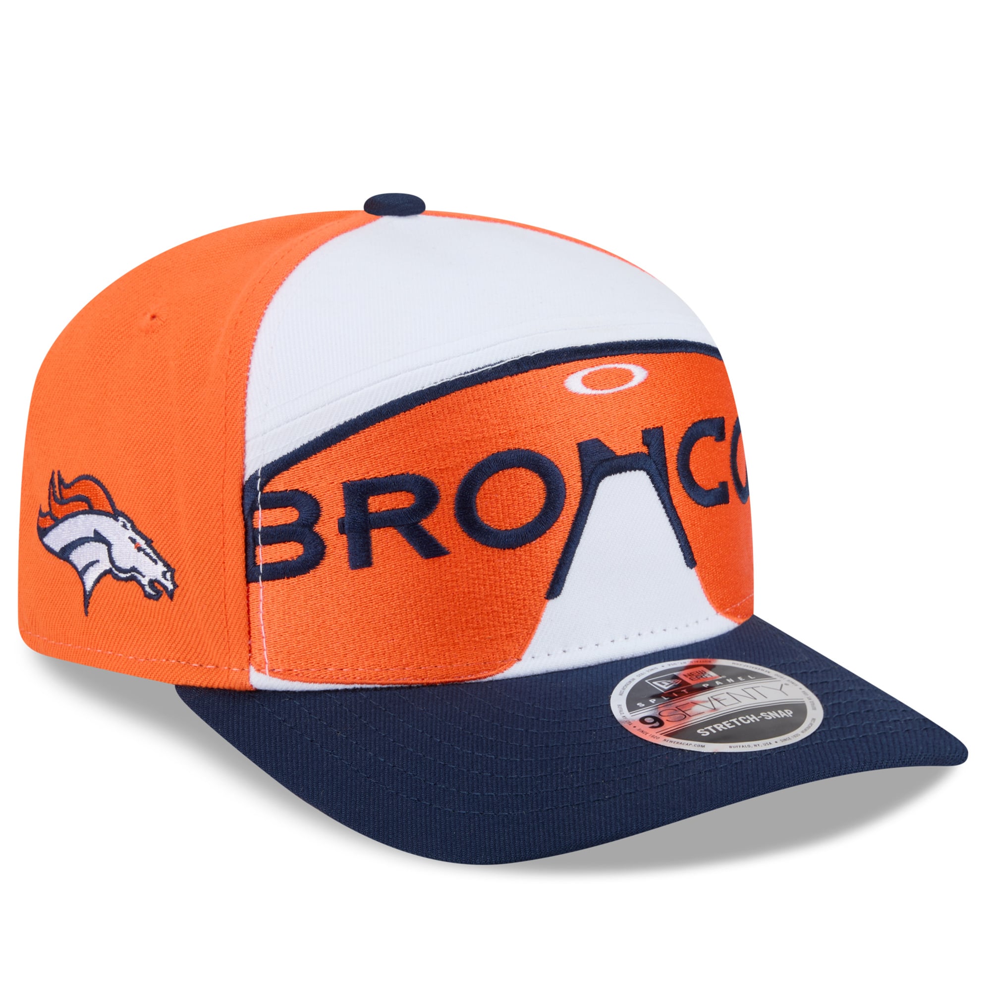 Casquette ajustable New Era x Oakley 9SEVENTY orange Denver Broncos pour homme