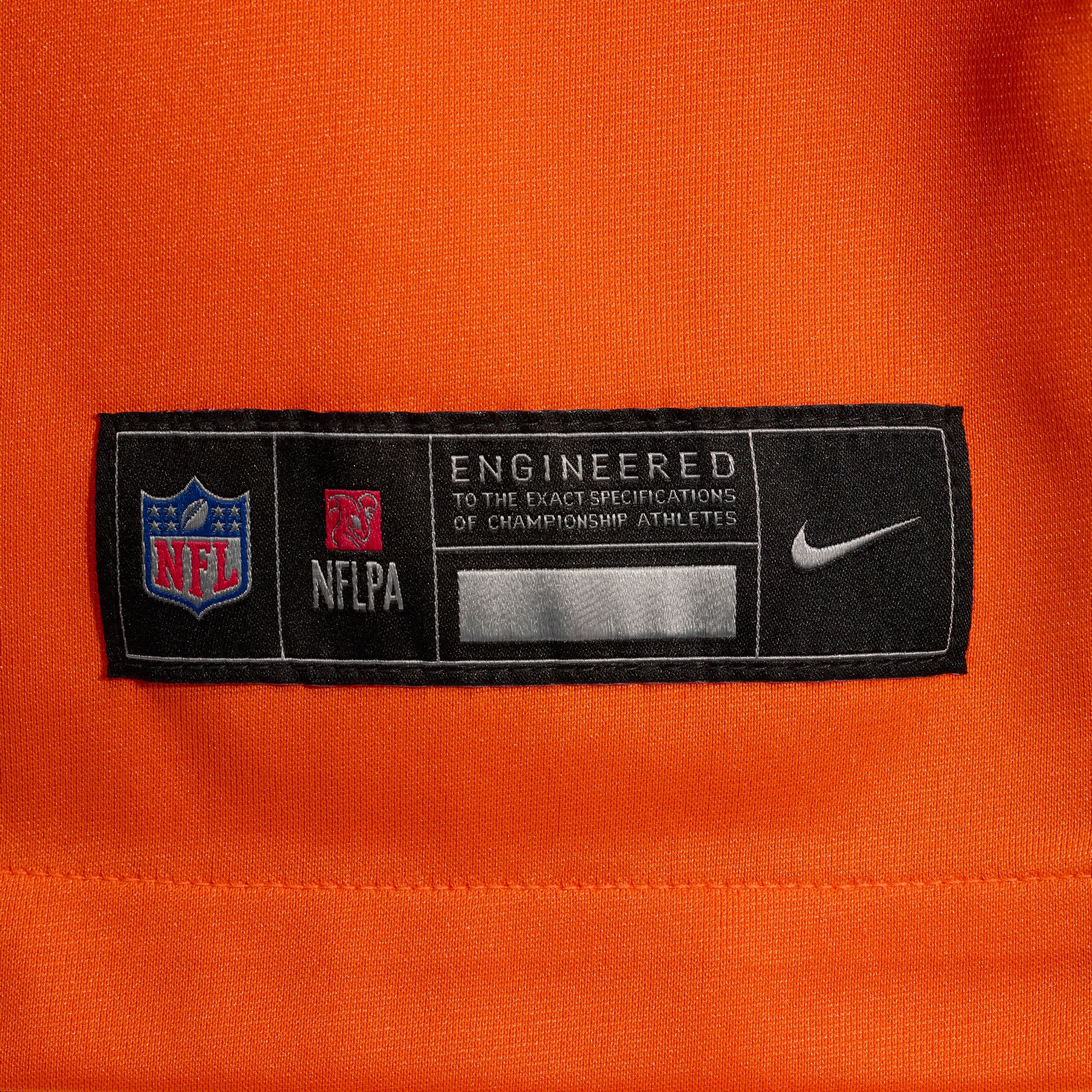 Maillot de match Nike Brent Austin orange des Denver Broncos pour homme