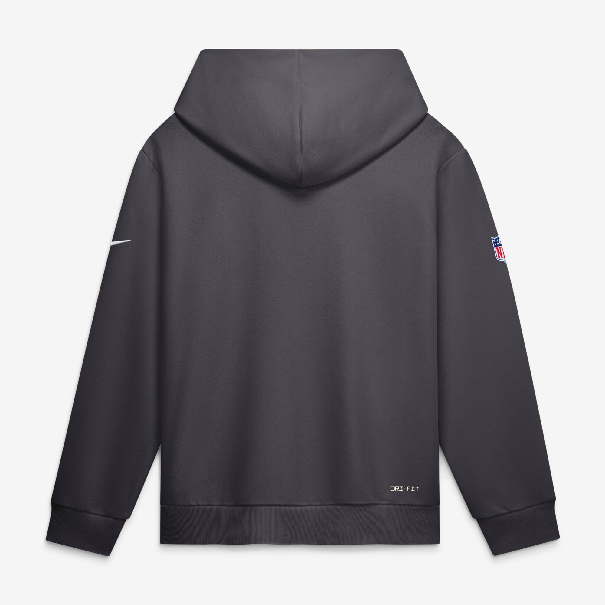 Men's Nike Charcoal Denver Broncos Sideline Standard Issue Quarterback Scramble Dri-FIT Full-Zip Hoodie