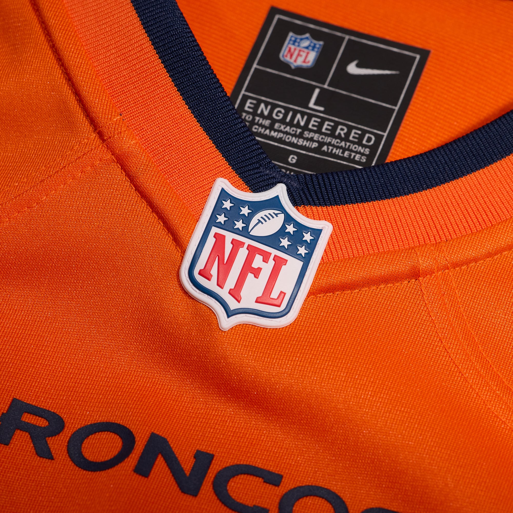 Maillot de match Nike John Elway orange Denver Broncos pour homme, joueur retraité
