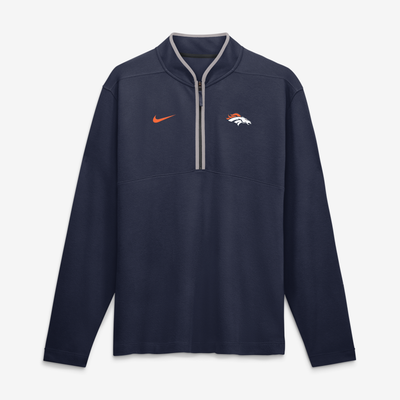  Denver Broncos Nike Dri-FIT Victory Half-Zip Pullover - Navy
