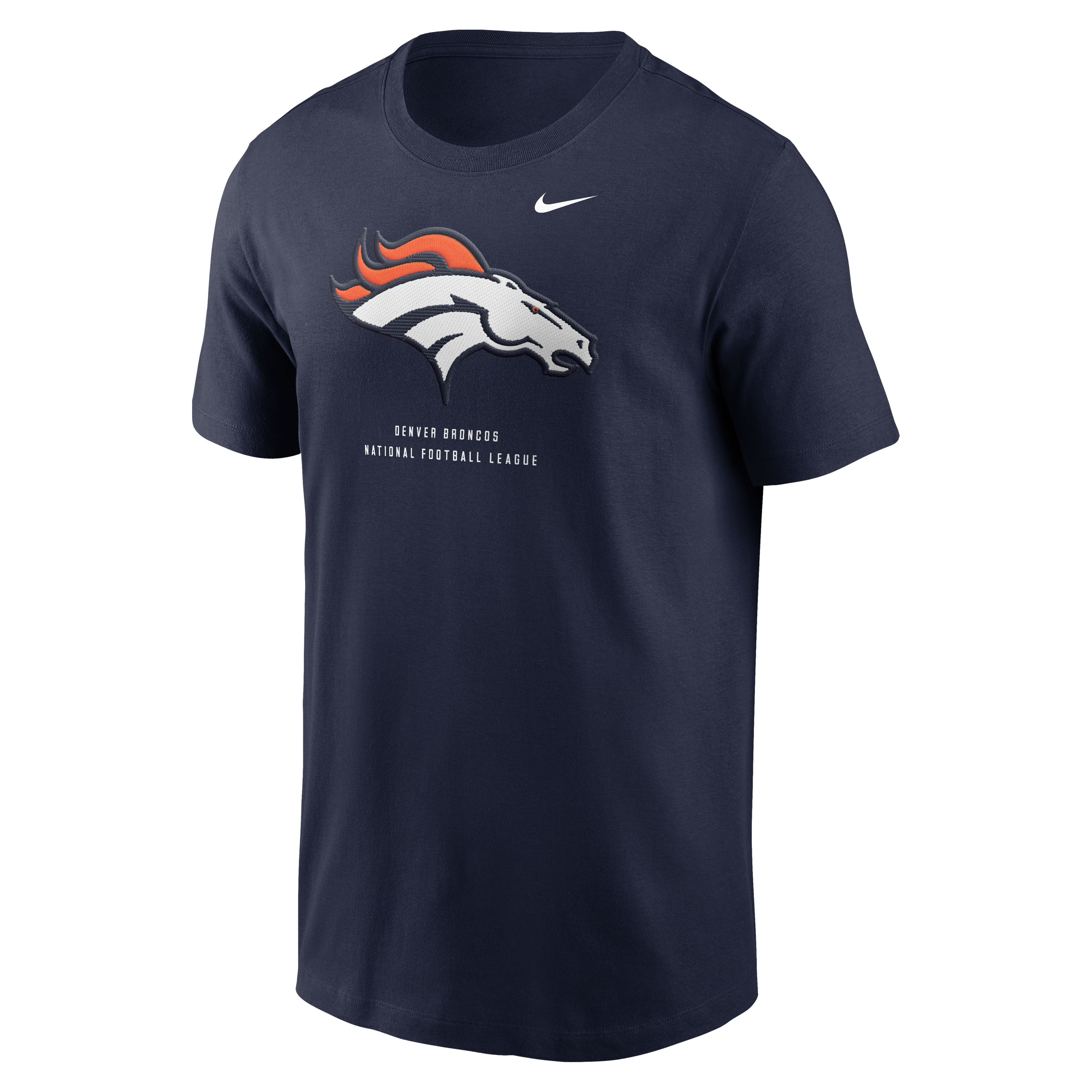 T-shirt Nike bleu marine Denver Broncos pour homme