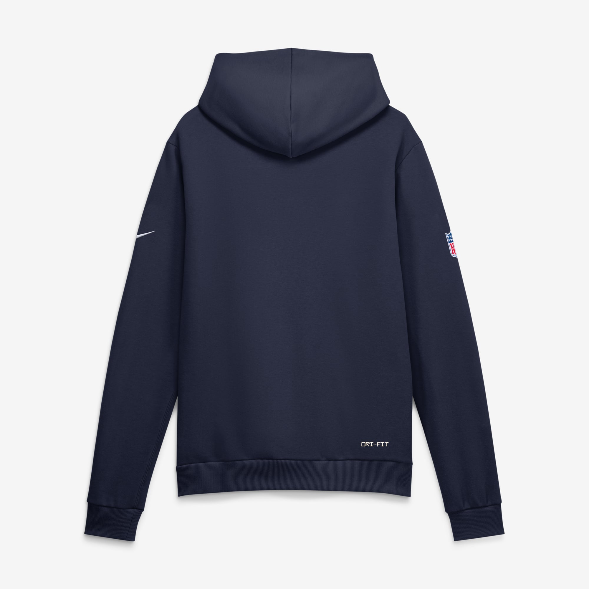 Men's Nike Navy Denver Broncos Sideline Standard Issue Top Prospect Dri-FIT Hoodie